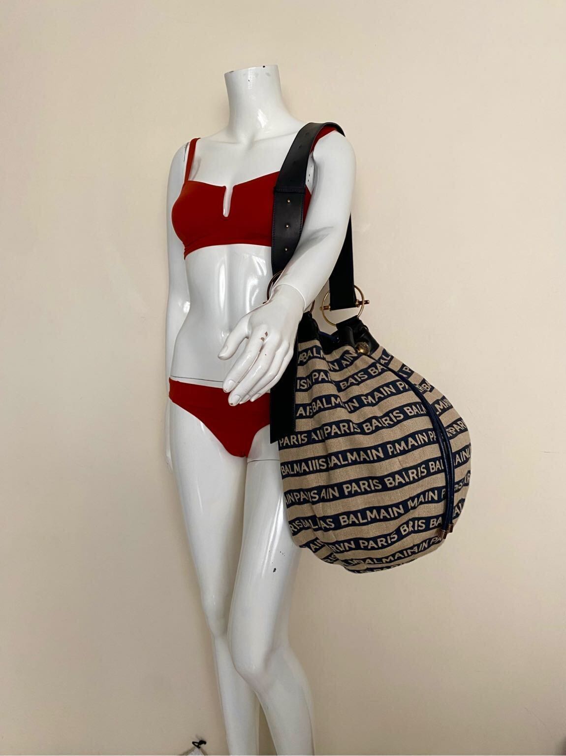 Balmain, marine bucket çanta — görsel 2/8