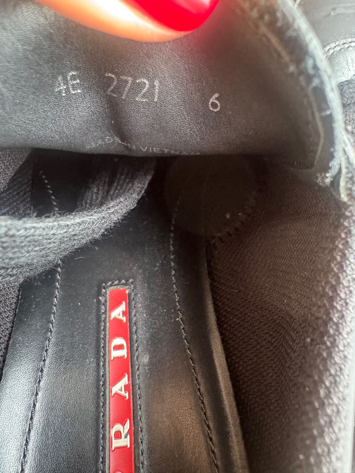 Prada Siyah Sneaker — görsel 5/5