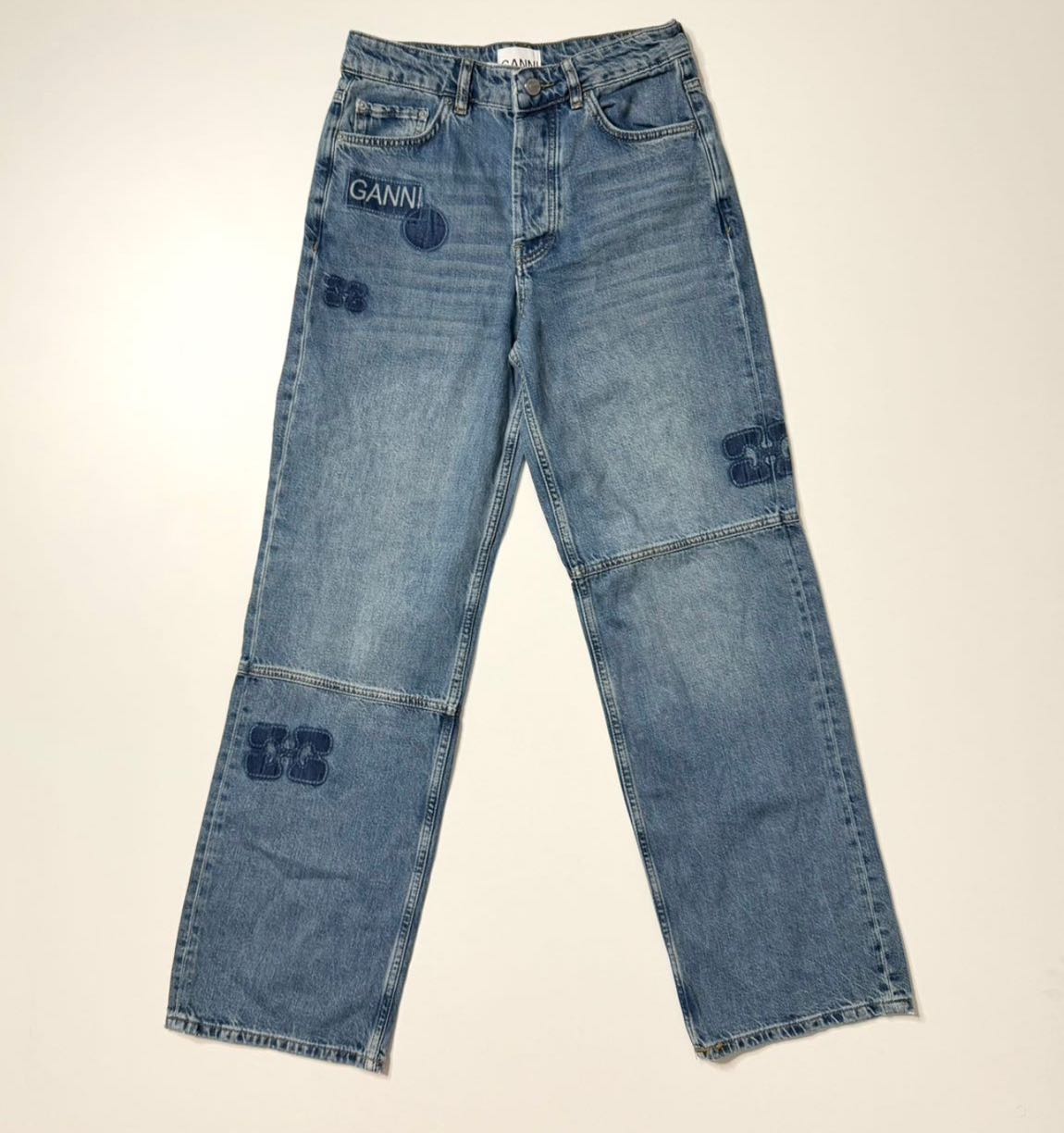 Ganni Patch Denim İzey — görsel 3/8