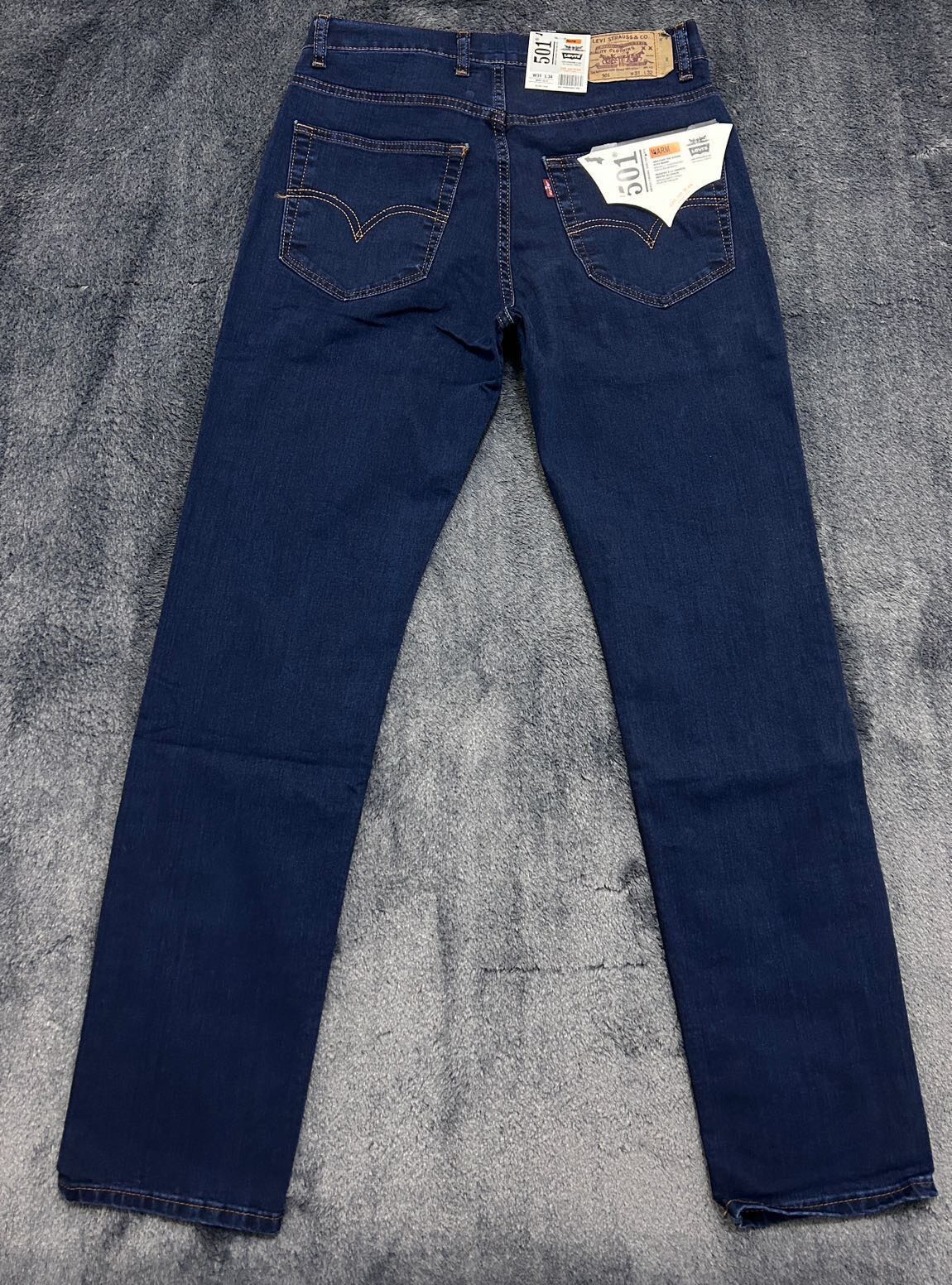 Erkek Levi’S Marka Koyu Lacivert Jeans — görsel 4/4