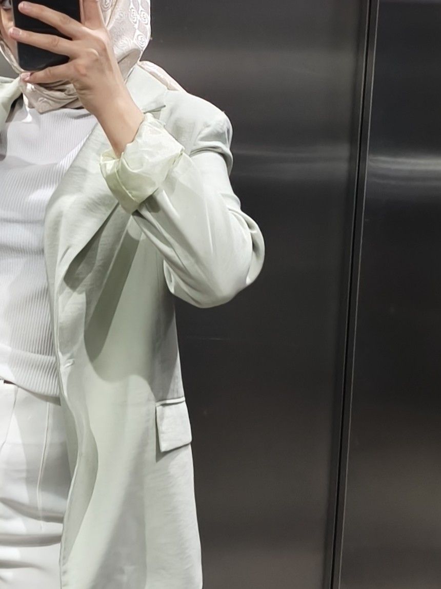 Mint Yeşili Blazer Ceket — görsel 2/3