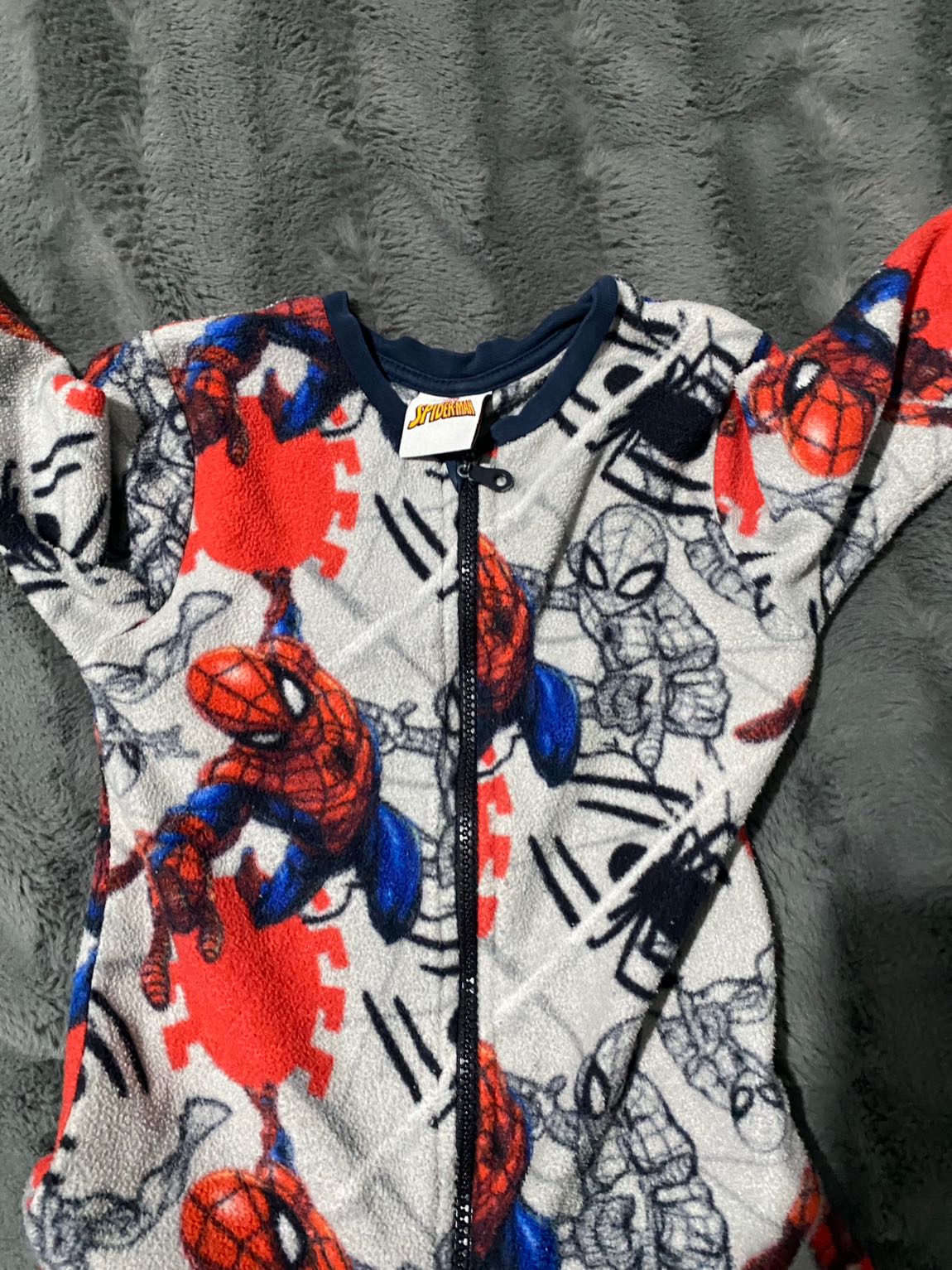 Çocuk Spiderman Desenli Kışlık Tulum Pij — görsel 2/5