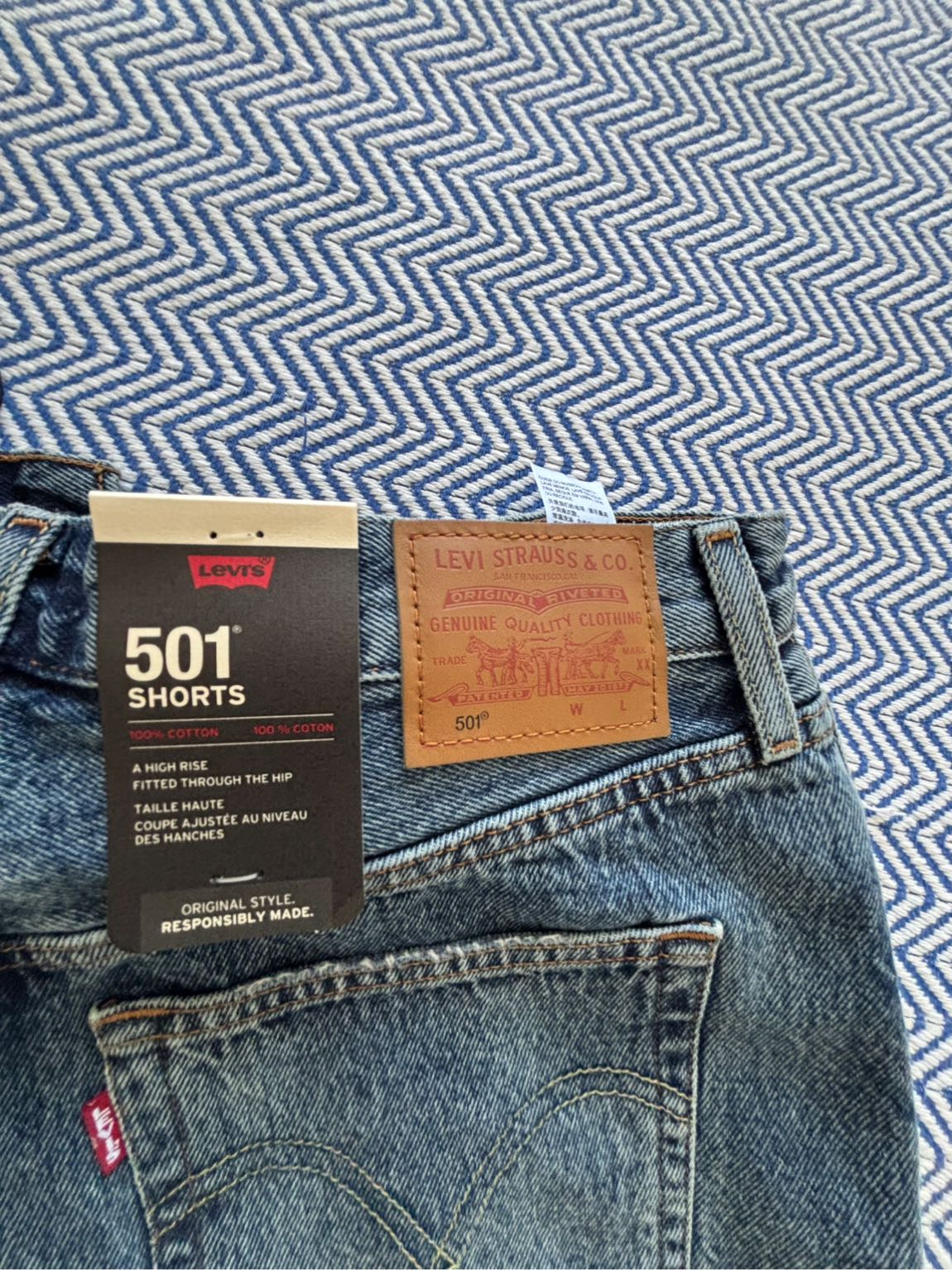 Levis kot şort — görsel 3/4