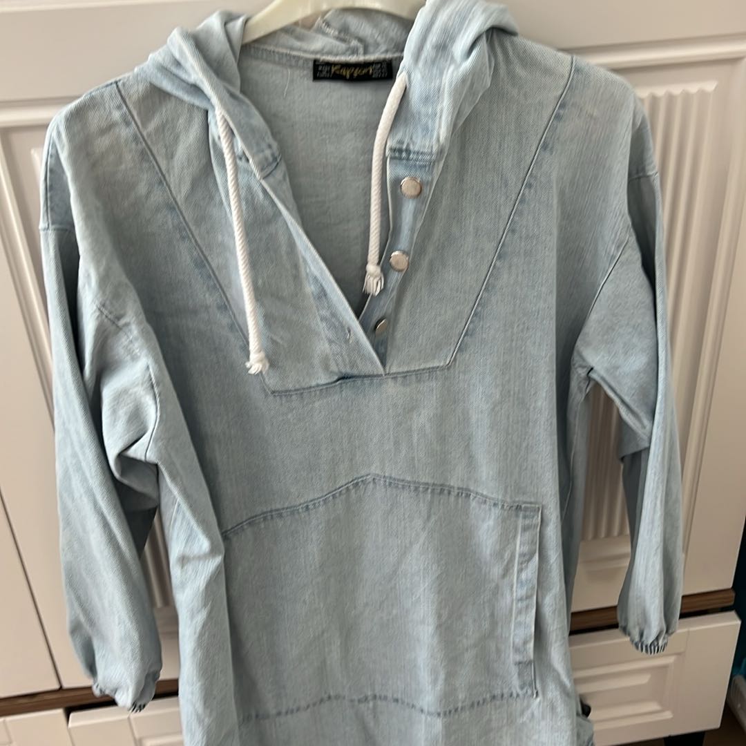 Kot Kapüşonlu Sweatshirt — görsel 3/4