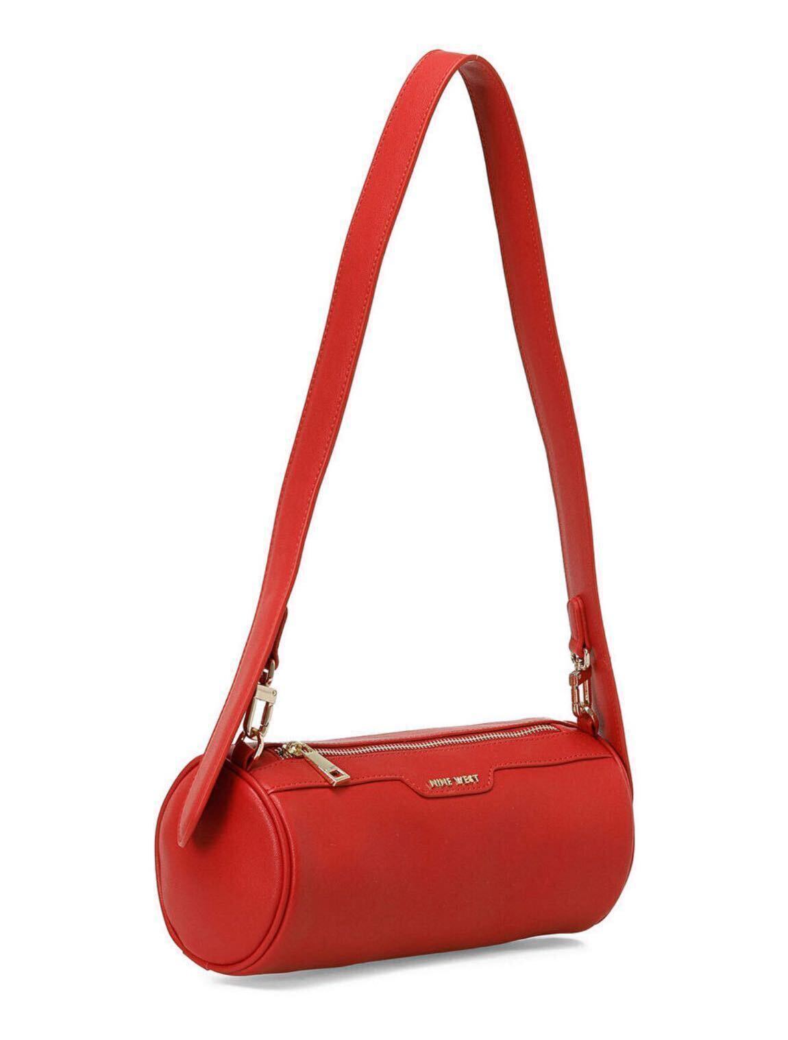 Nine west kirmizi kol cantasi — görsel 4/8