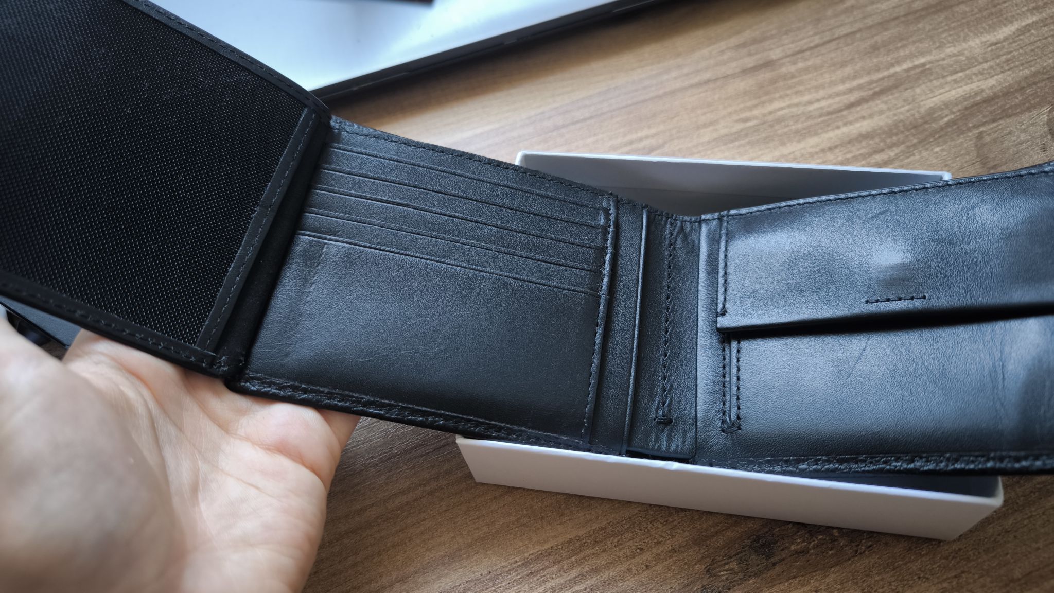 Calvin Klein Siyah Deri Cüzdan — görsel 4/5