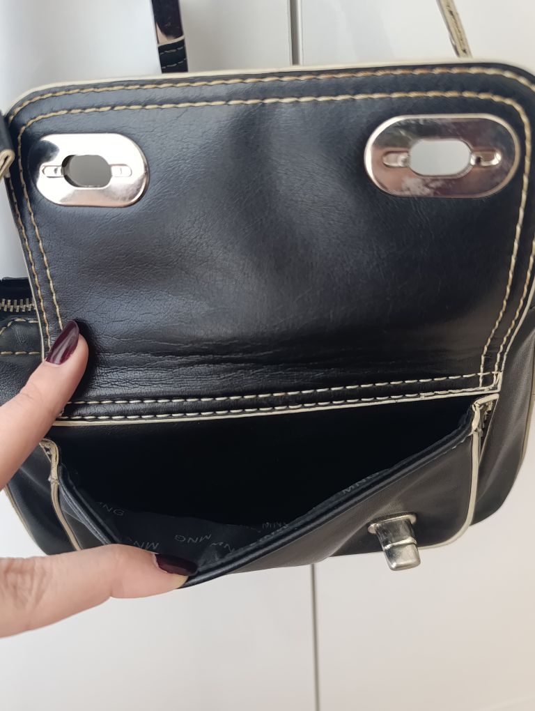Mango Vintage 2000s Kol Çantası Siyah — görsel 5/8