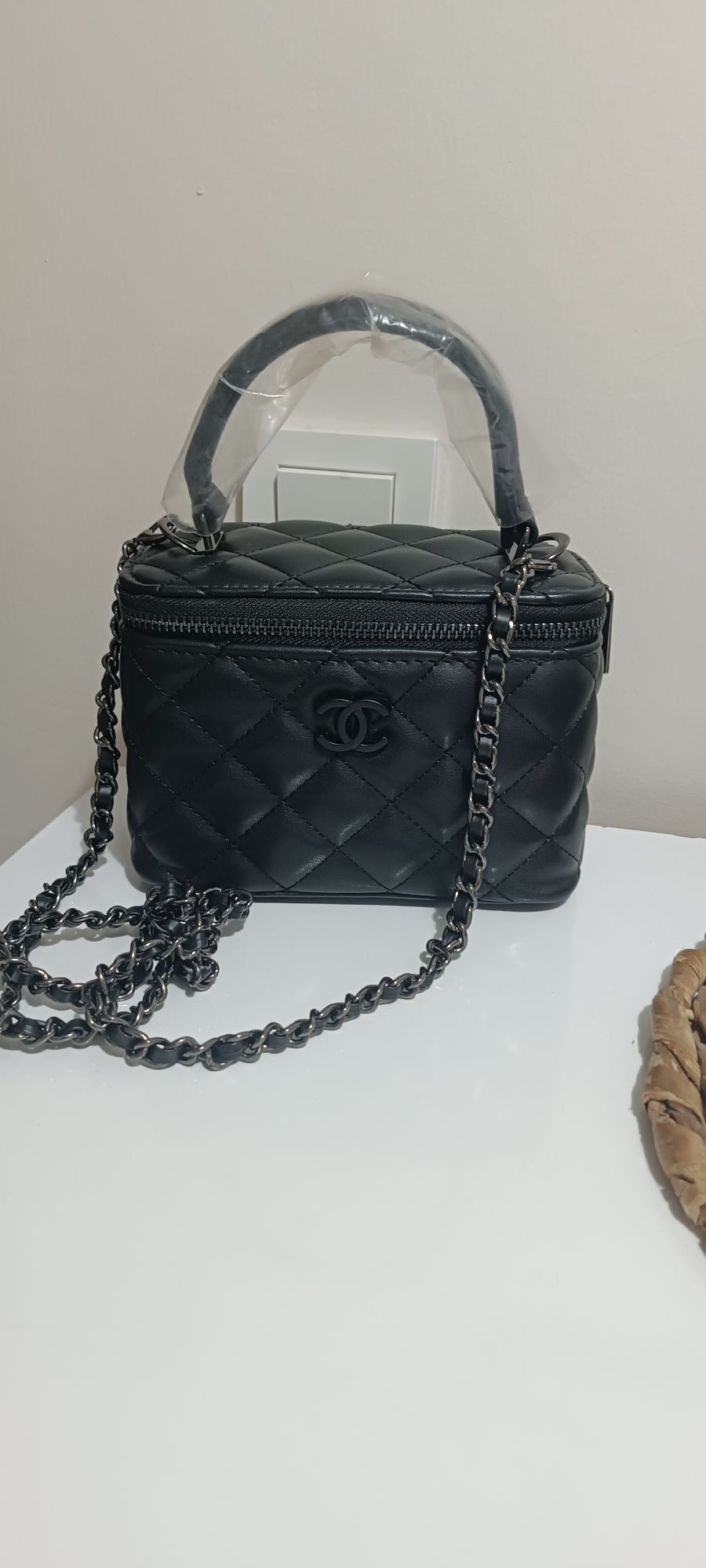 Chanel Siyah Deri Çanta — görsel 3/3