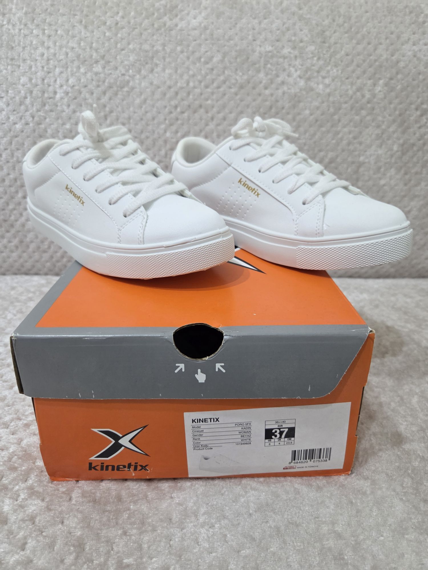 Kinetix Poro 1fx Beyaz Kadın Sneaker — görsel 8/8