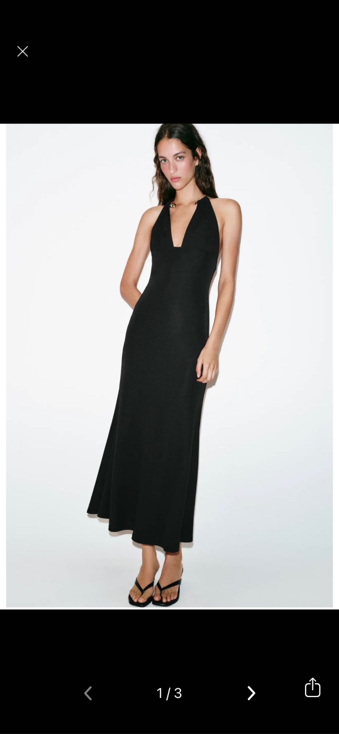 Zara midi elbise — görsel 2/13