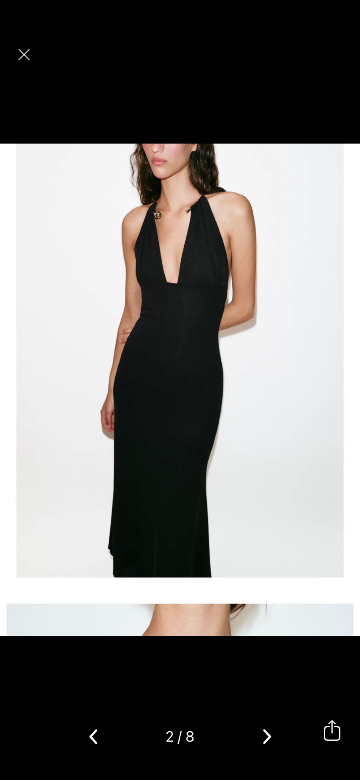 Zara midi elbise — görsel 5/13