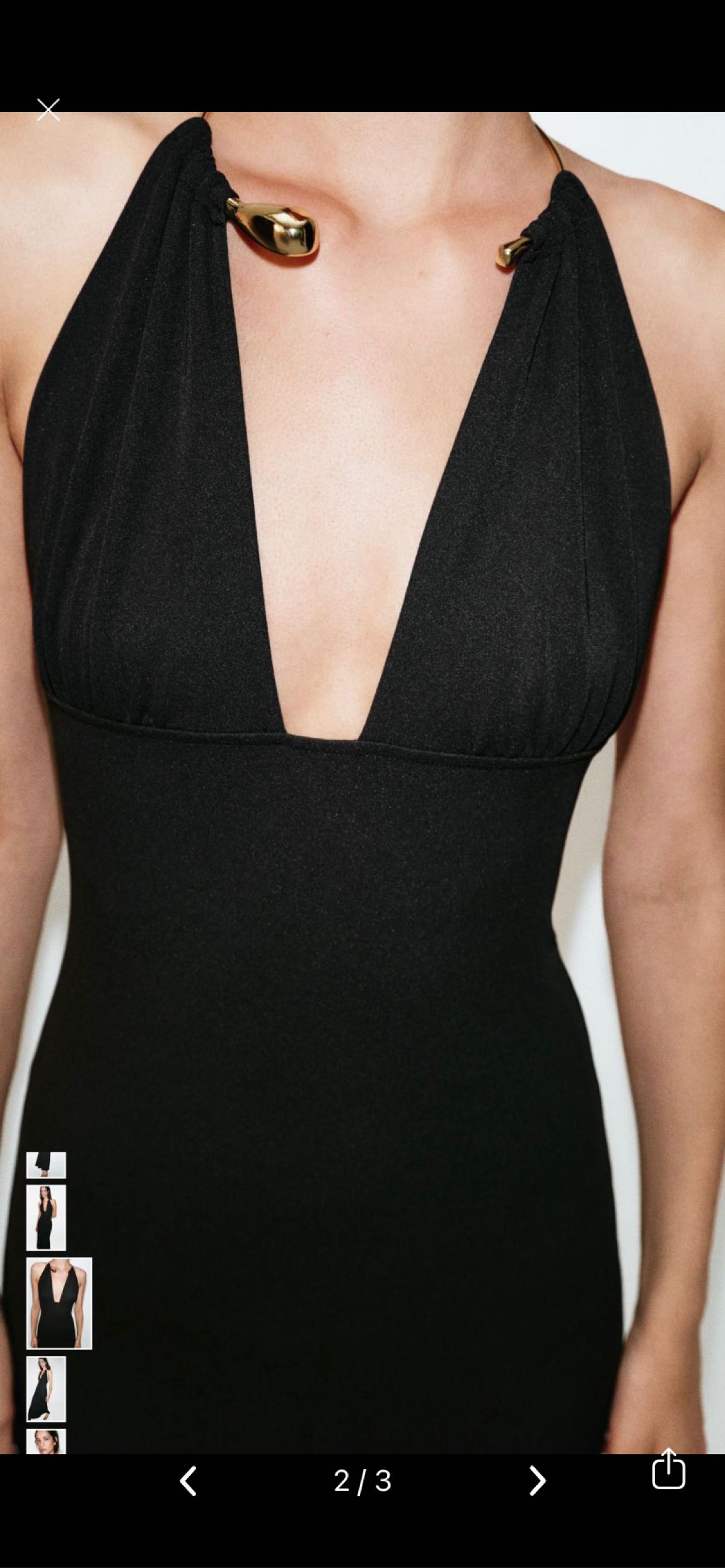 Zara midi elbise — görsel 3/13