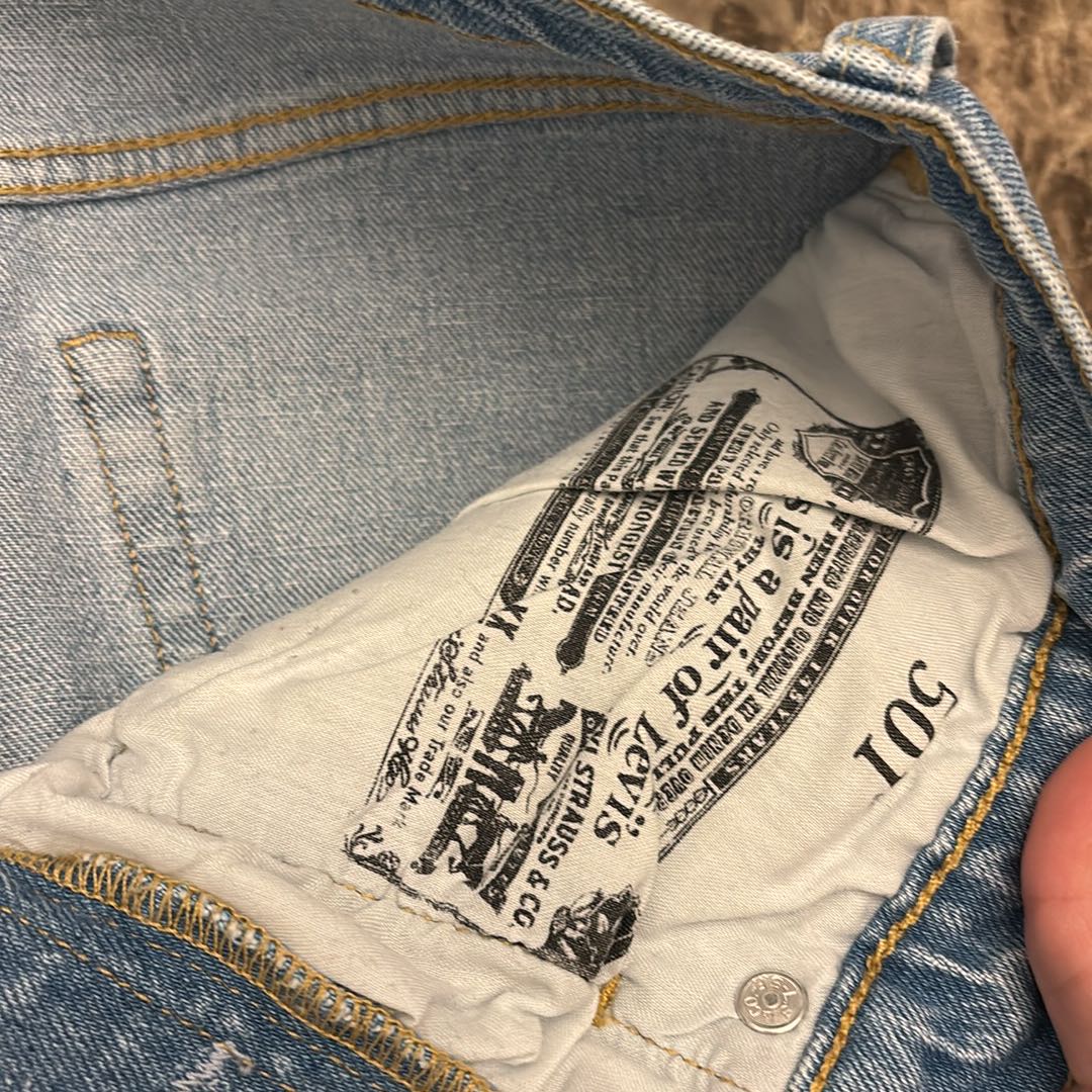 Levis 501 Jean Pantolon — görsel 3/6