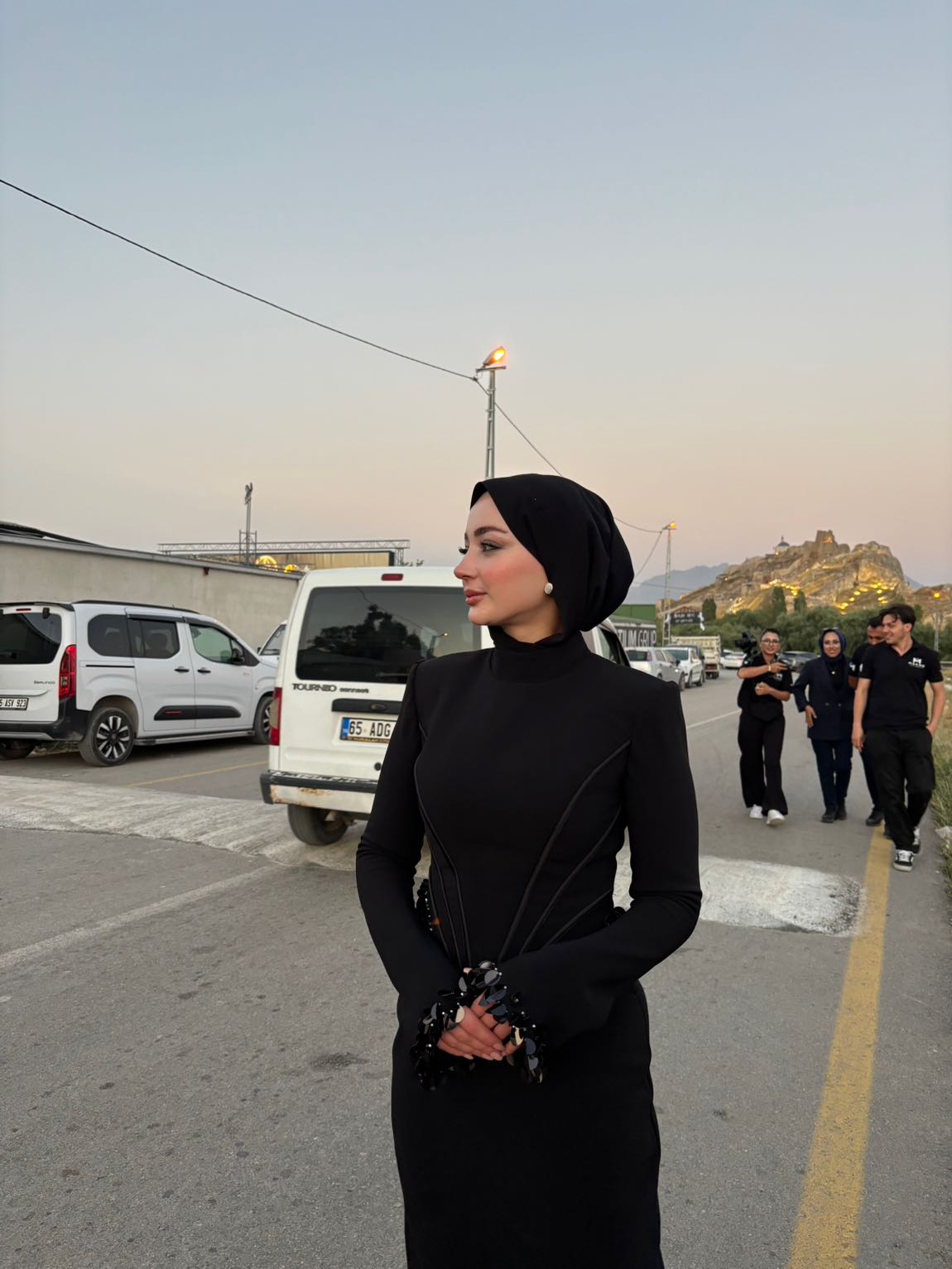 Siyah Uzun Abiye Elbise — görsel 6/8