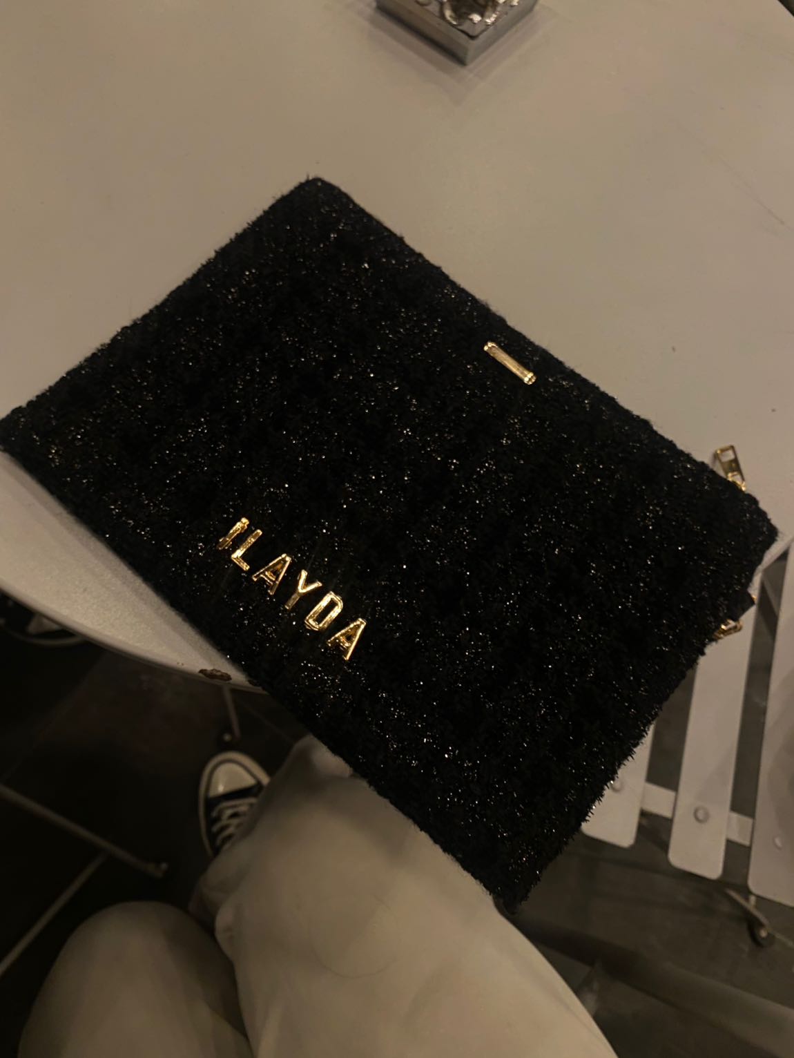 Siyah el Çanta clutch ipad cantasi — görsel 3/3