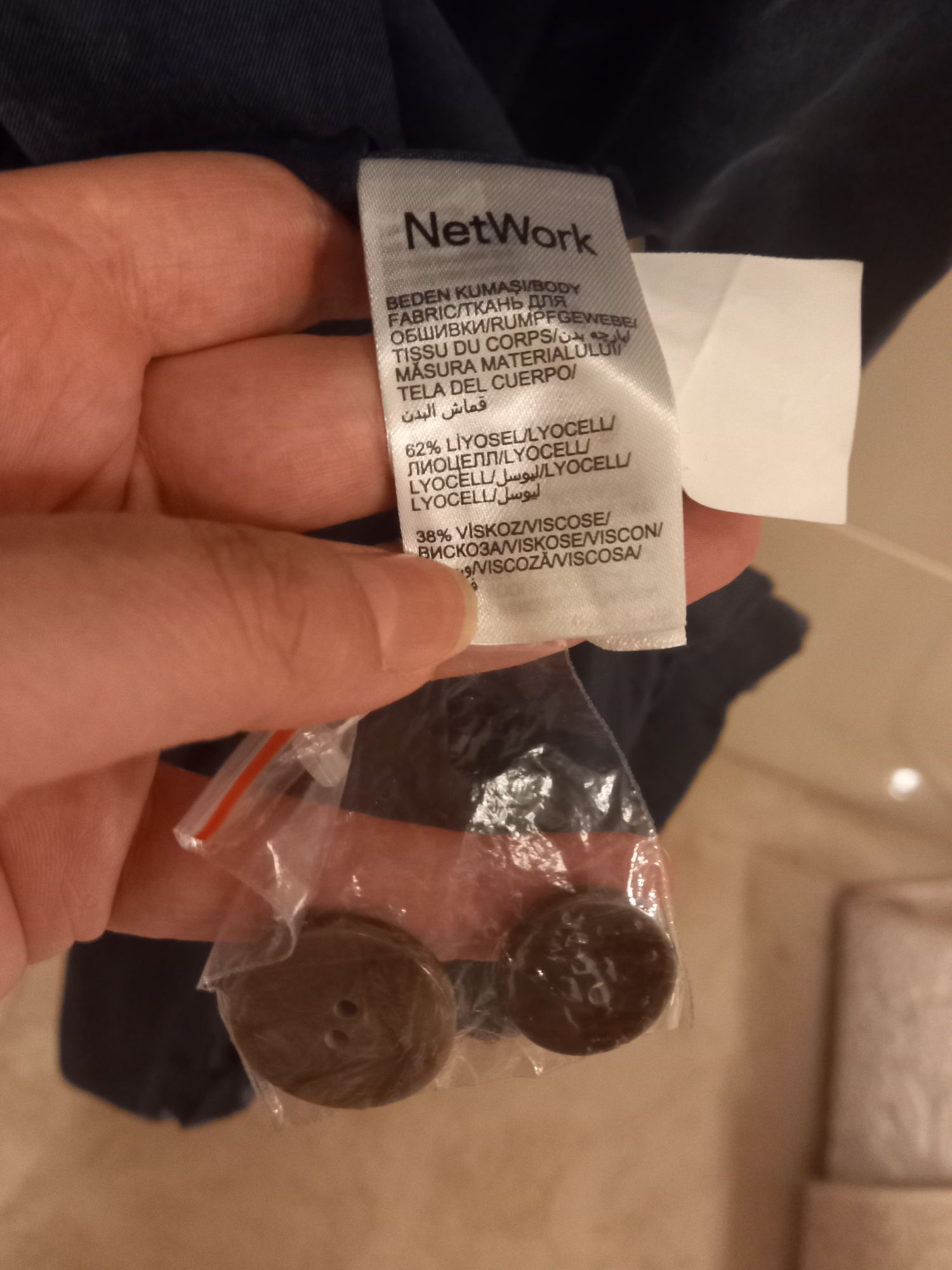 network Lacivert Ceket — görsel 5/6