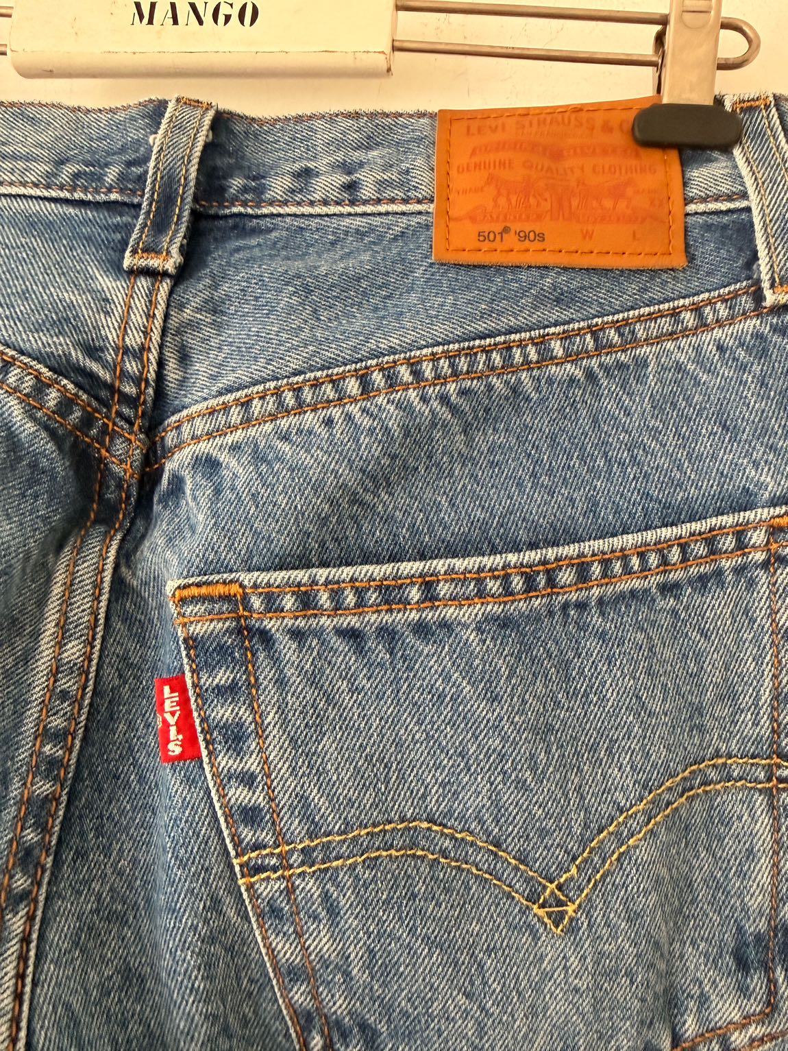 Levi's 501 - 90s Mavi Jean Pantolon — görsel 7/10