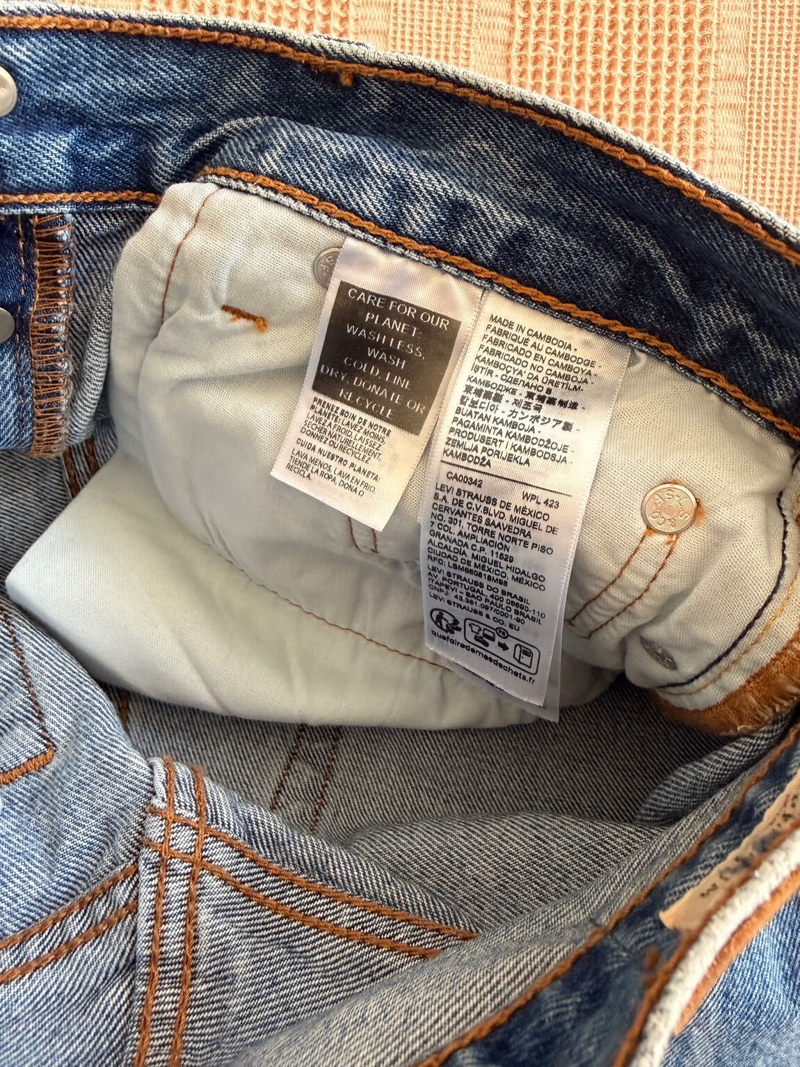 Levi's 501 - 90s Mavi Jean Pantolon — görsel 8/10