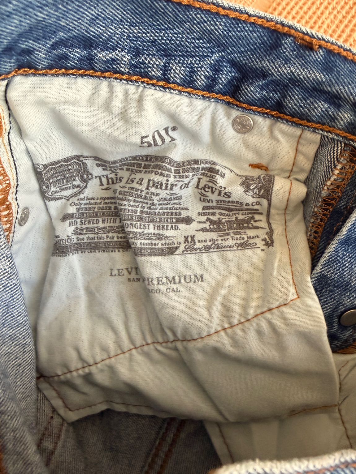 Levi's 501 - 90s Mavi Jean Pantolon — görsel 9/10