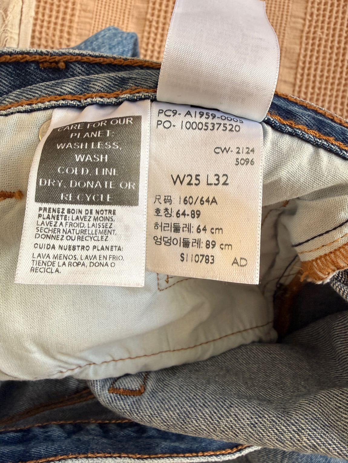 Levi's 501 - 90s Mavi Jean Pantolon — görsel 10/10