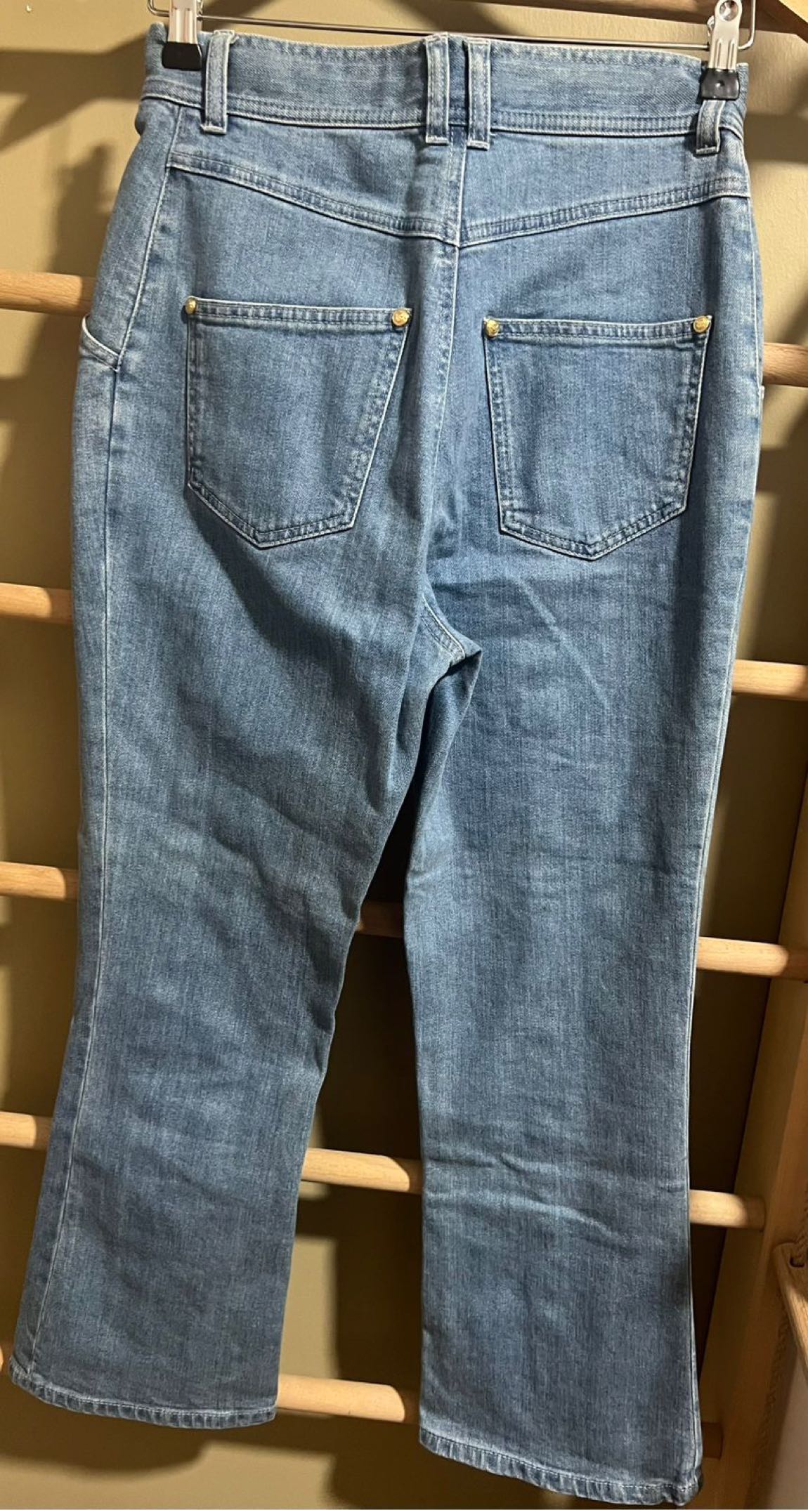 Balmain altin düğmeli jean pantolon — görsel 3/7