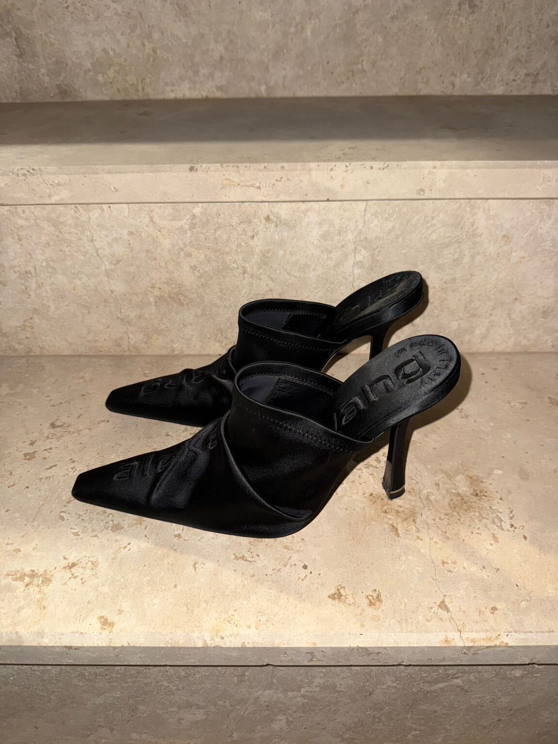 Alexander Wang Saten Topuklu Terlik — görsel 4/8