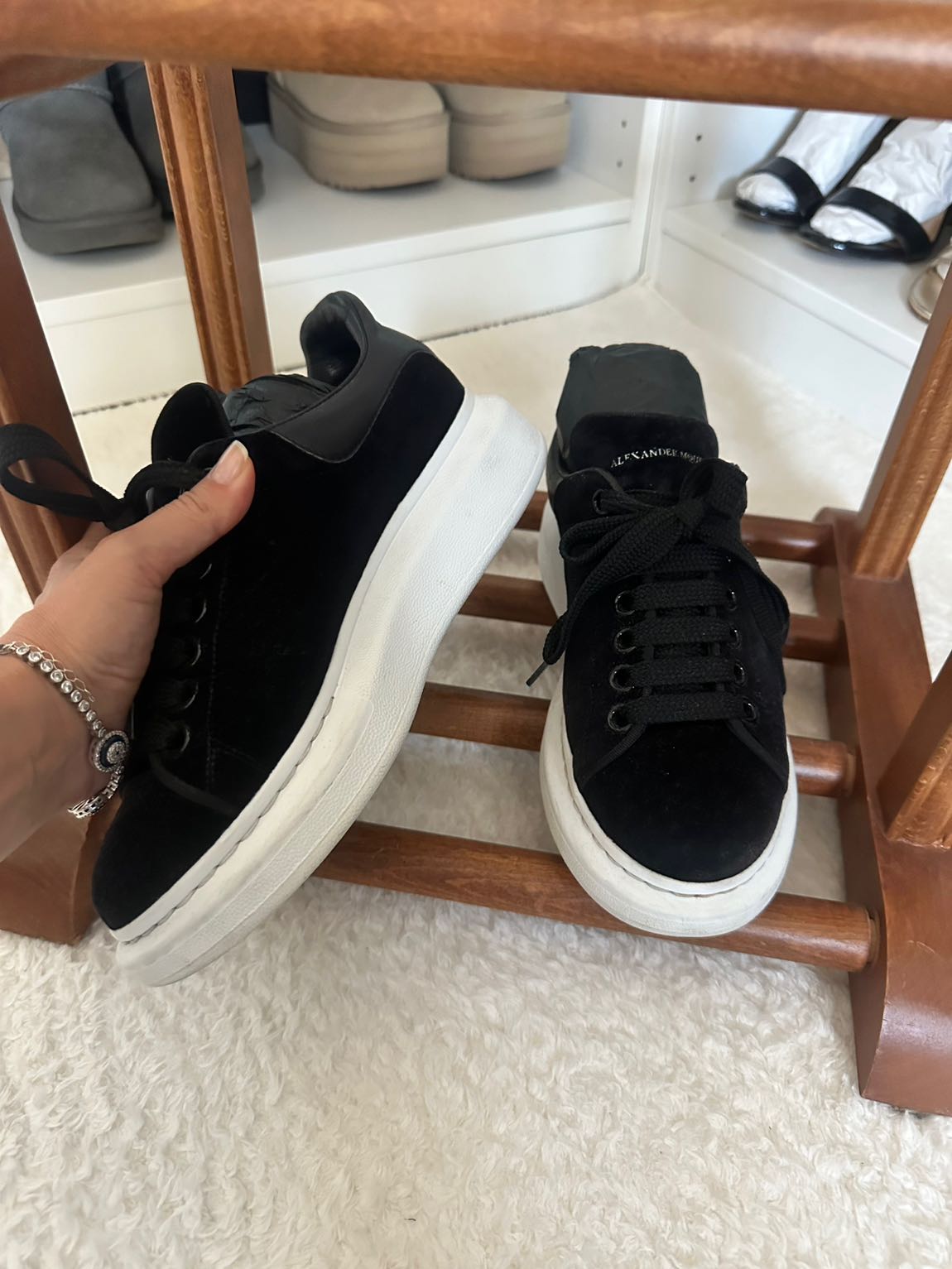 Siyah Alexander McQueen Sneaker — görsel 6/7