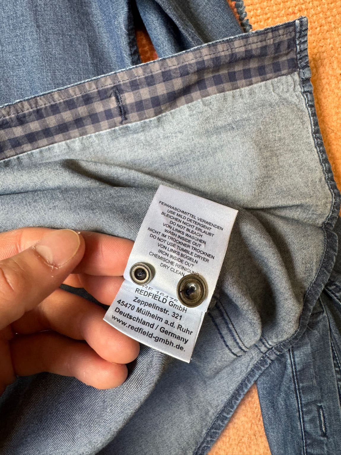 Redfield kot gömlek — görsel 8/9