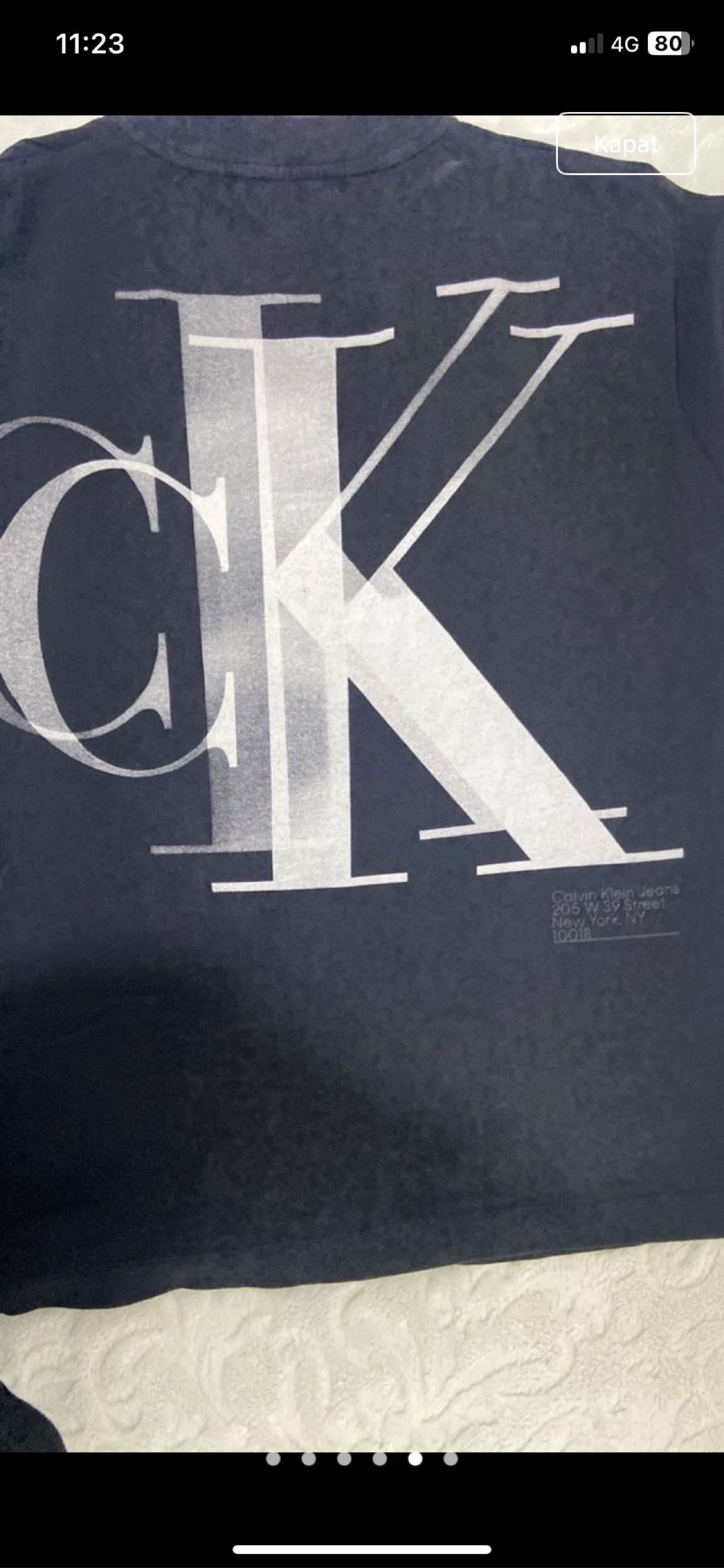 Calvin Klein Jeans Siyah Tişört — görsel 5/6