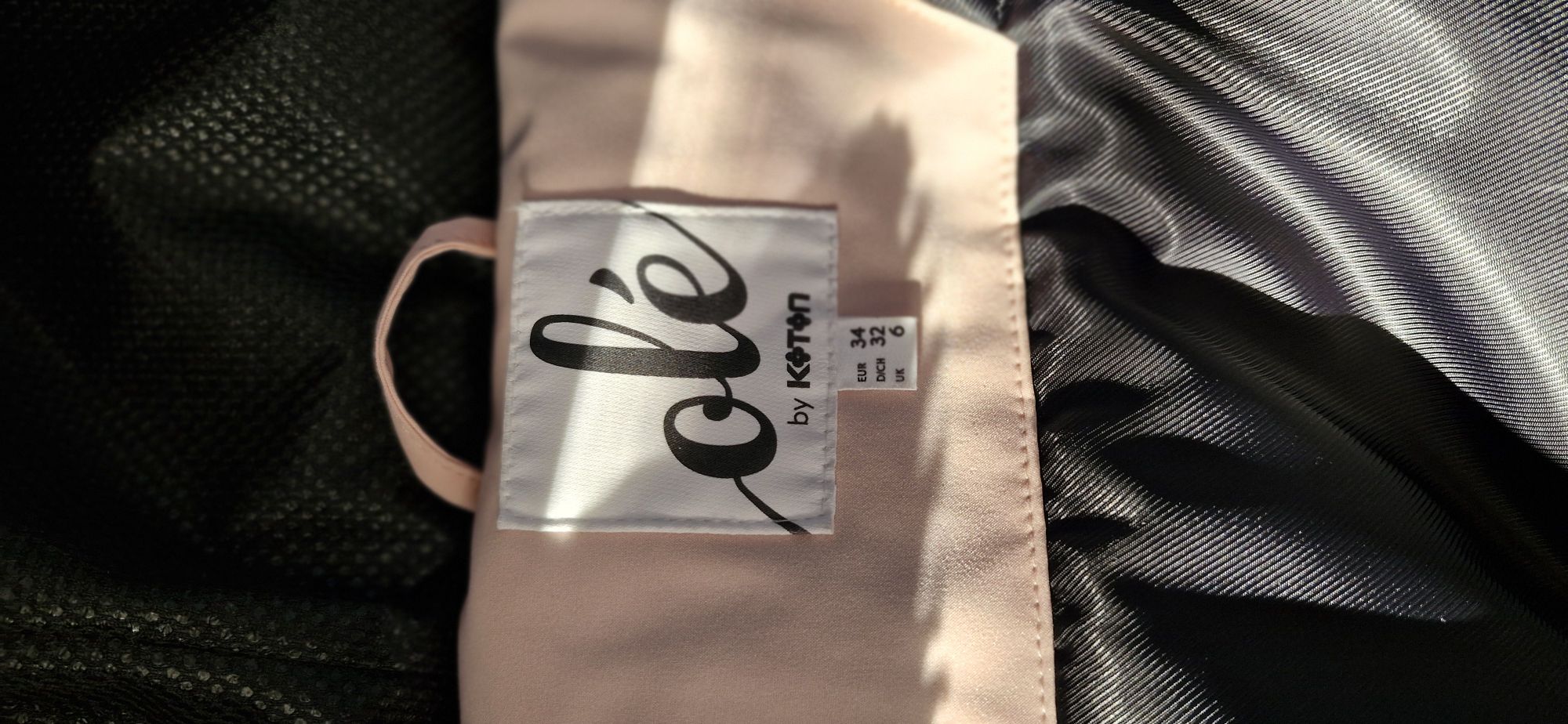 Koton Pembe Kapüşonlu Mont — görsel 6/8