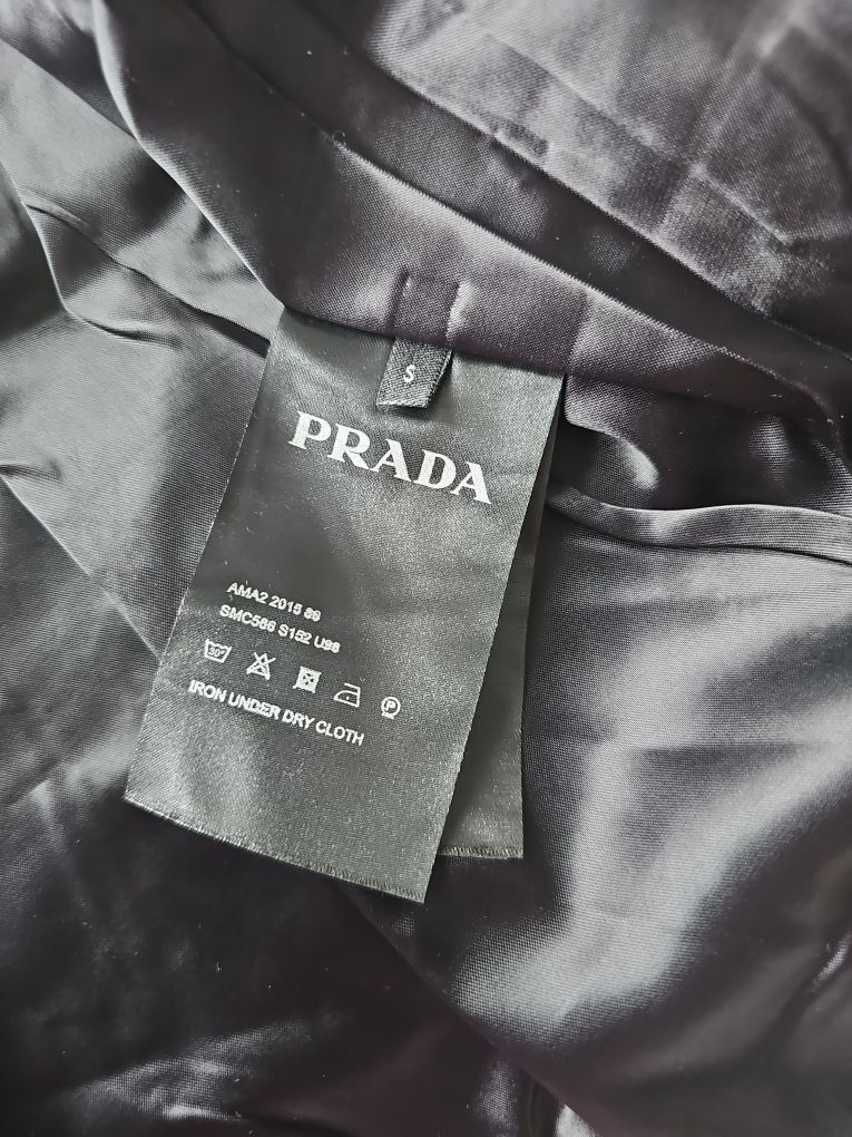 Prada Milano Logolu Siyah Bomber Eşofman — görsel 8/8