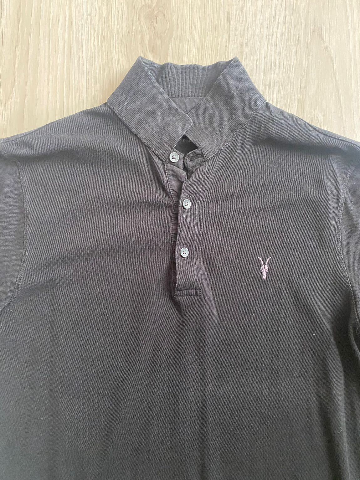 Allsaints Polo Yaka Sweatshirt — görsel 3/5