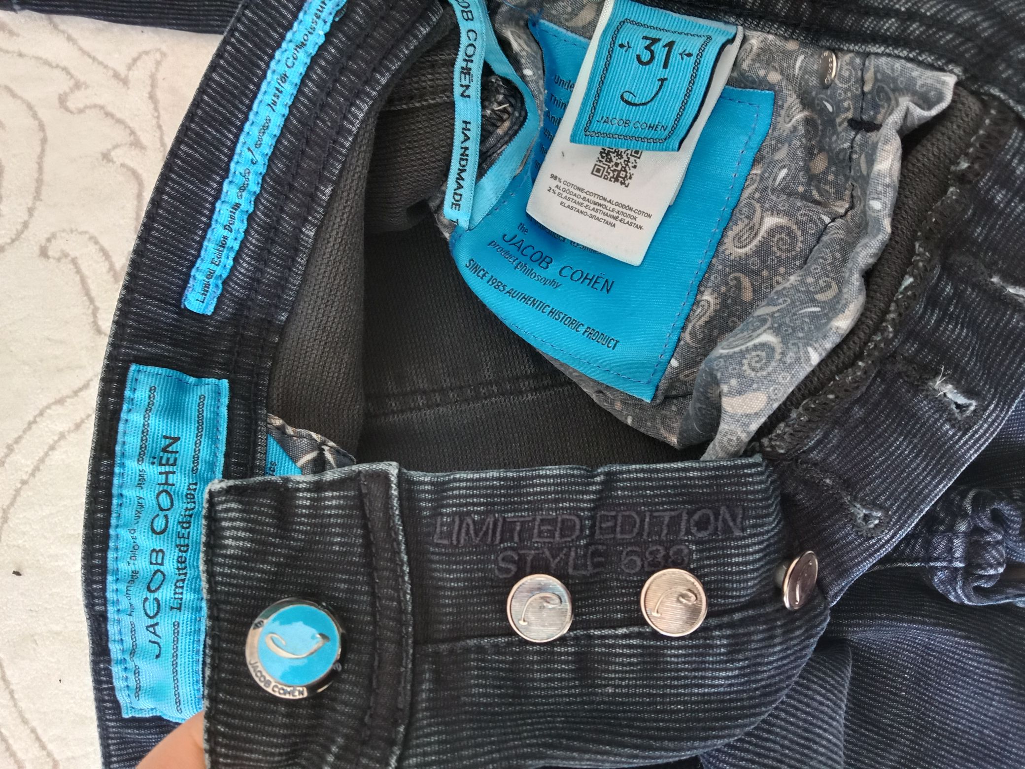 Orjinal Jacob Cohen Jeans — görsel 4/7