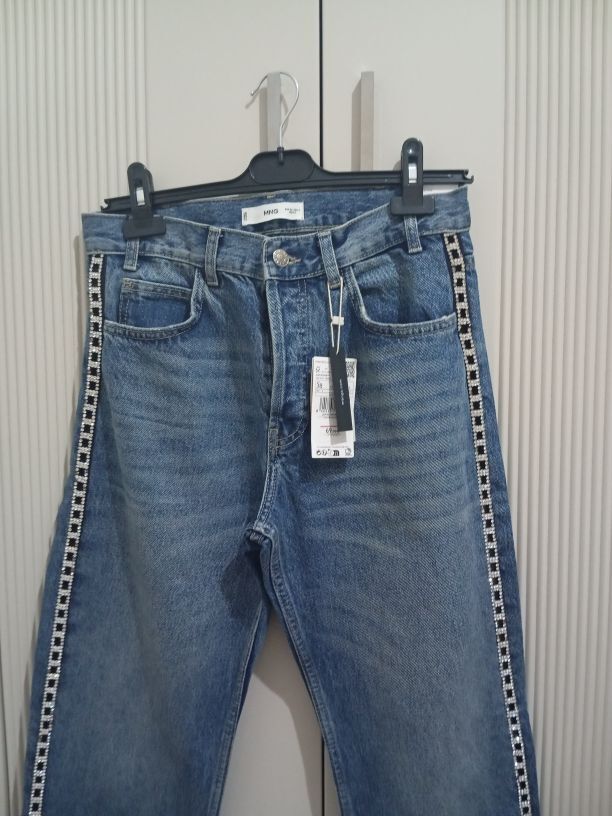 Mango Taşlı Mavi Jean — görsel 2/5