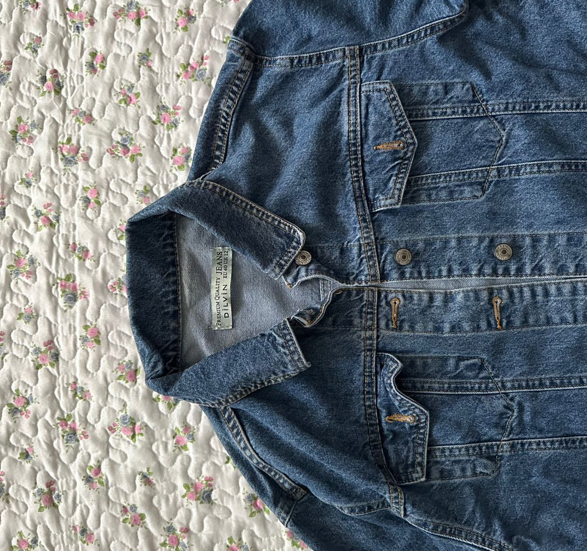 Y2k Killstar Grunge Oversize Denim Top💙 — görsel 3/7