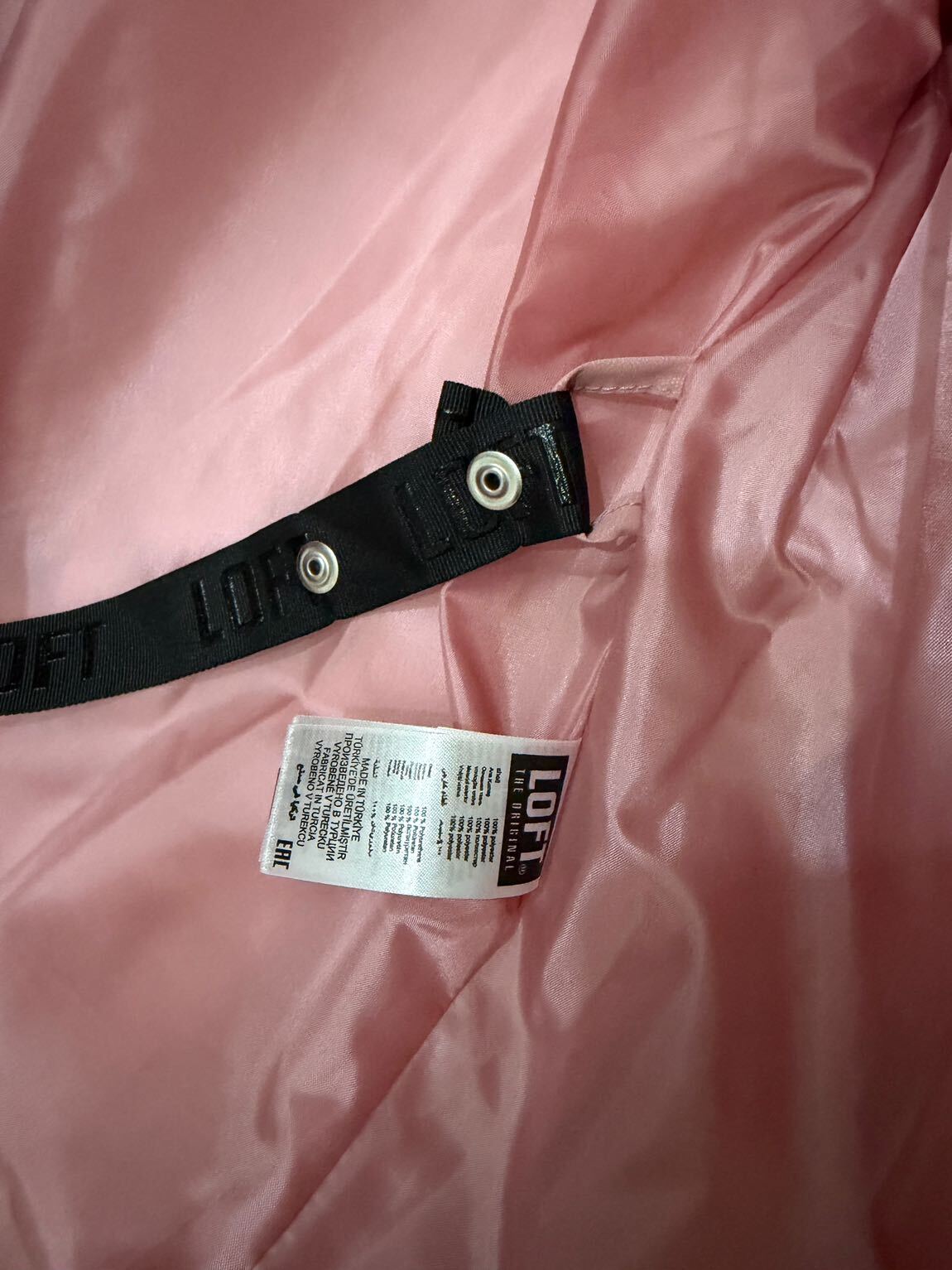 Pembe Şişme Mont — görsel 4/5