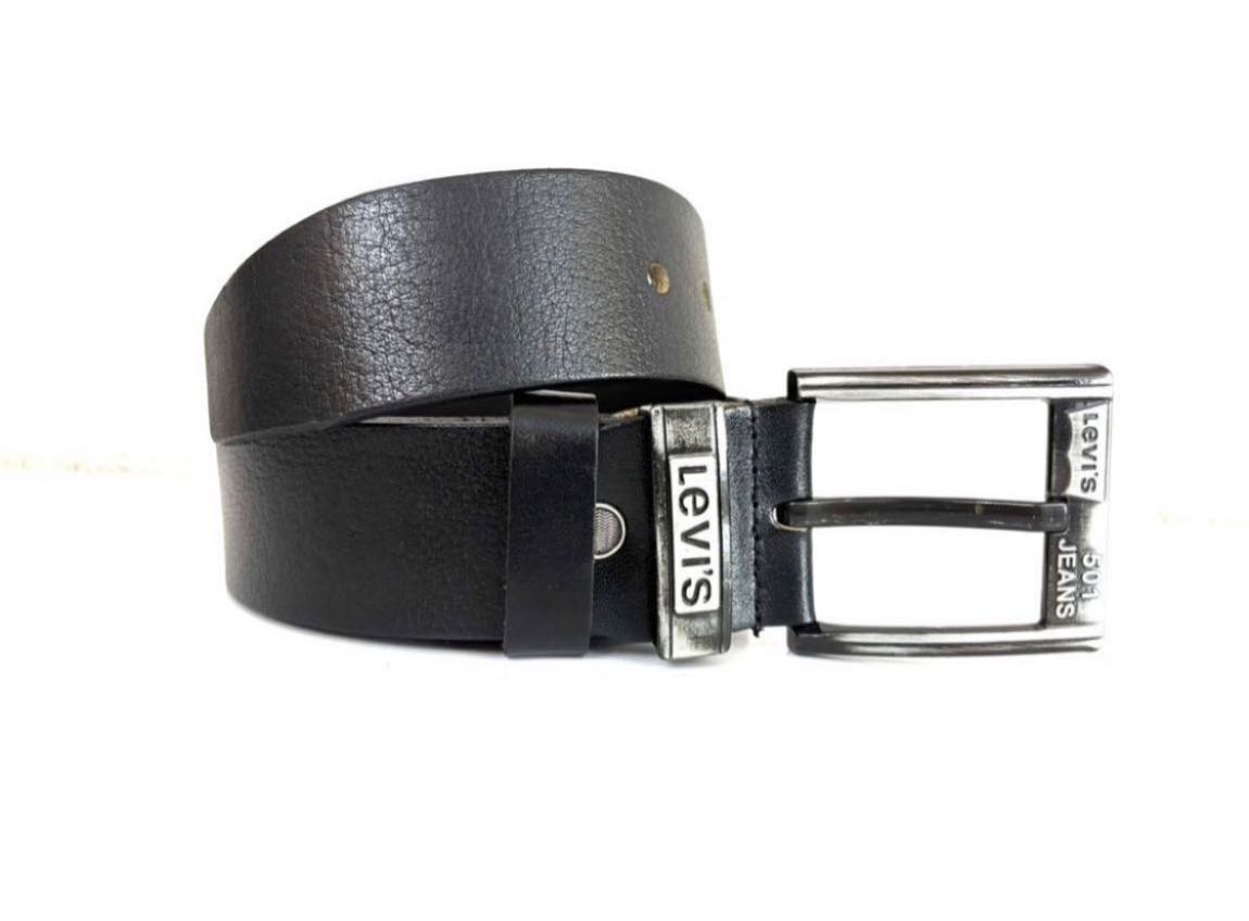 Levi's Siyah Deri Kemer 4,5 cm — görsel 3/8