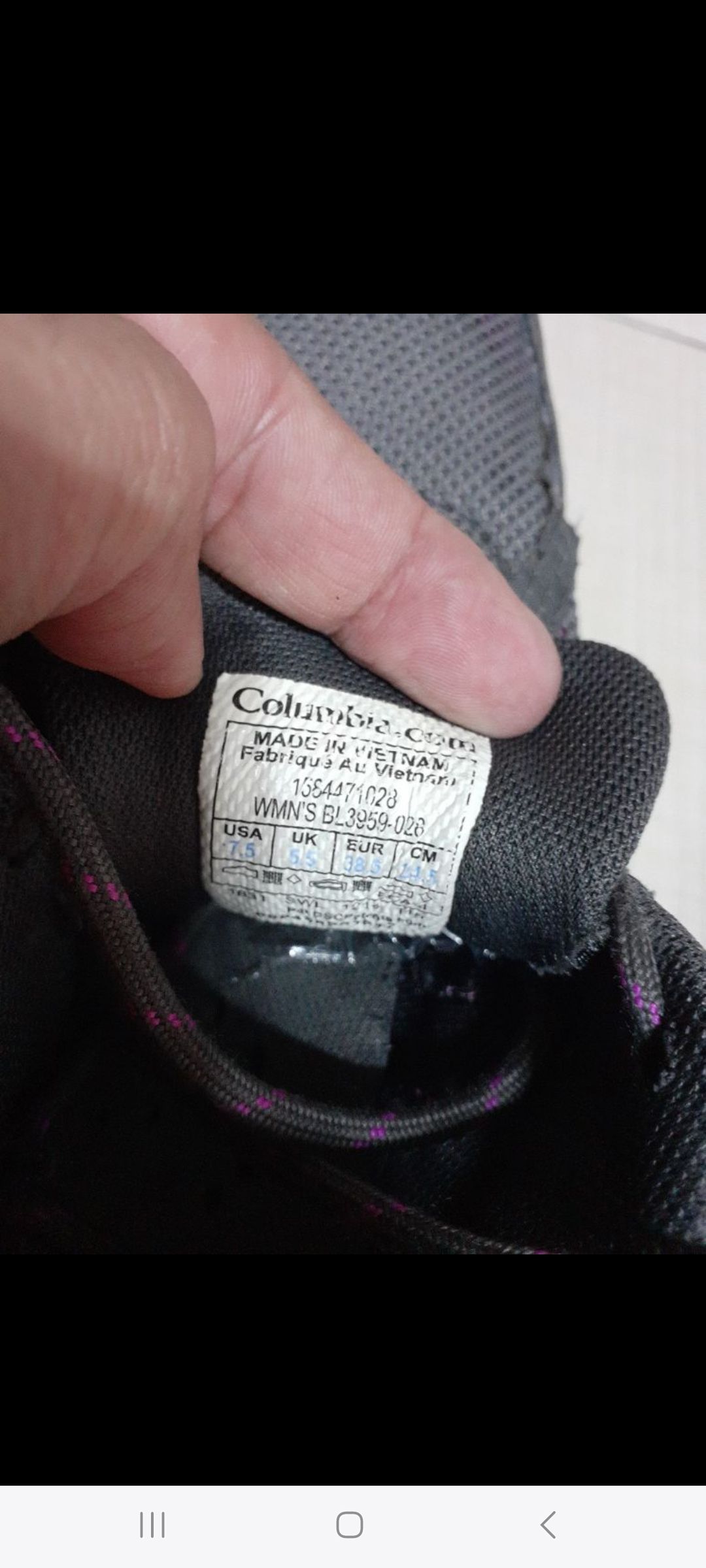 Columbia Outdoor Ayakkabı Gri Pembe — görsel 6/8