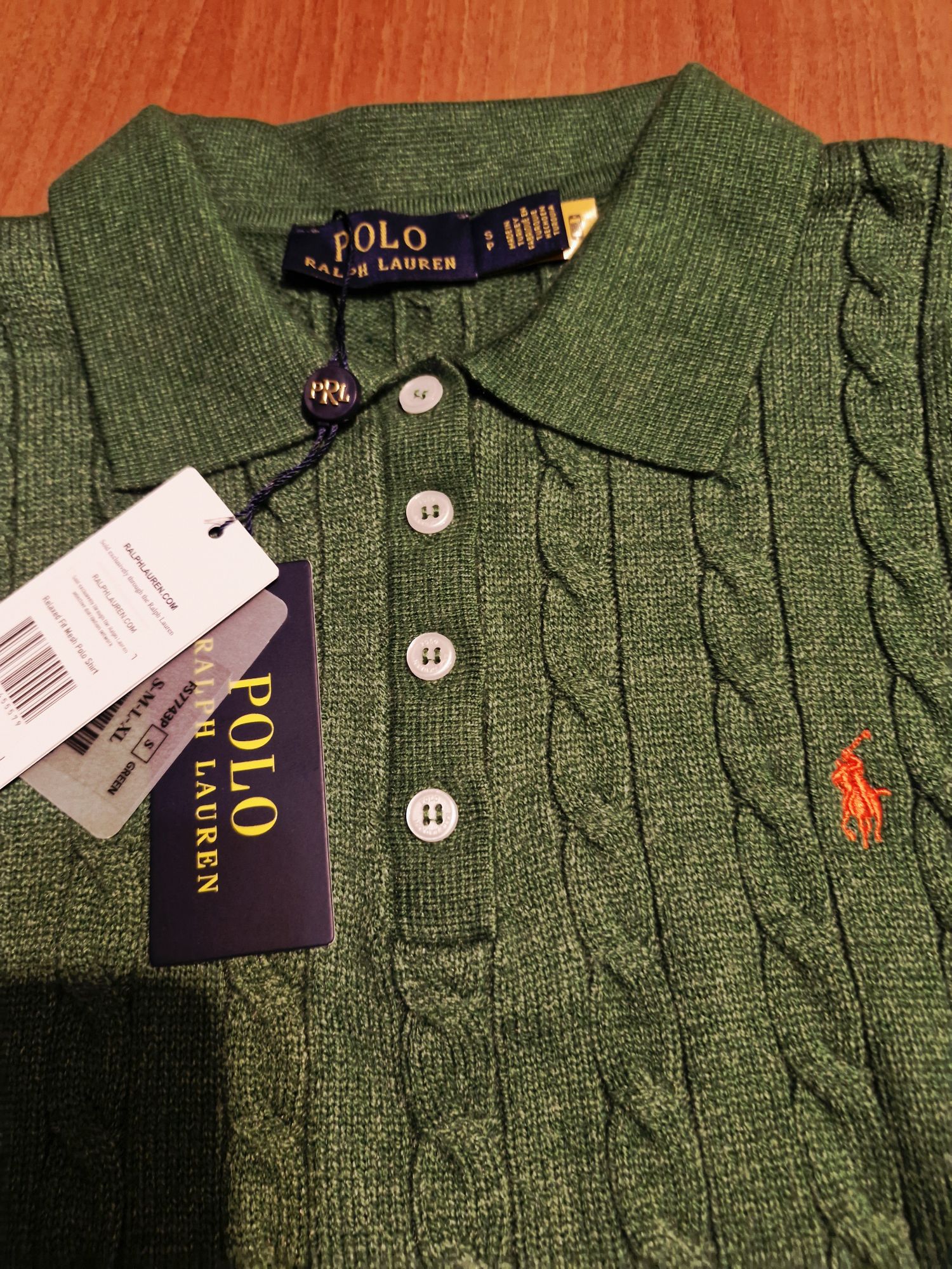 Polo Ralph Lauren Yeşil Triko Örgü 🎉🎖 — görsel 4/8