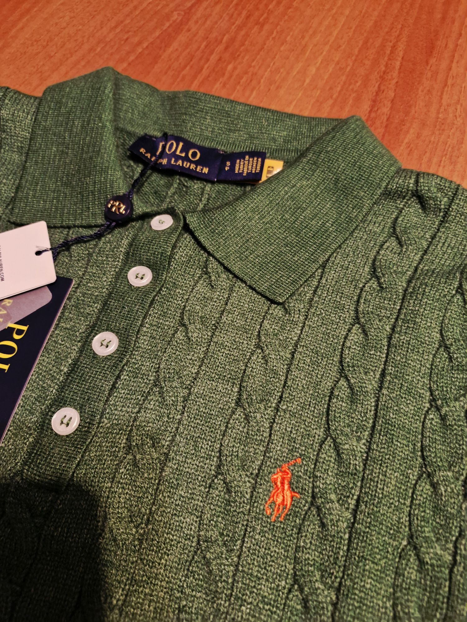 Polo Ralph Lauren Yeşil Triko Örgü 🎉🎖 — görsel 5/8