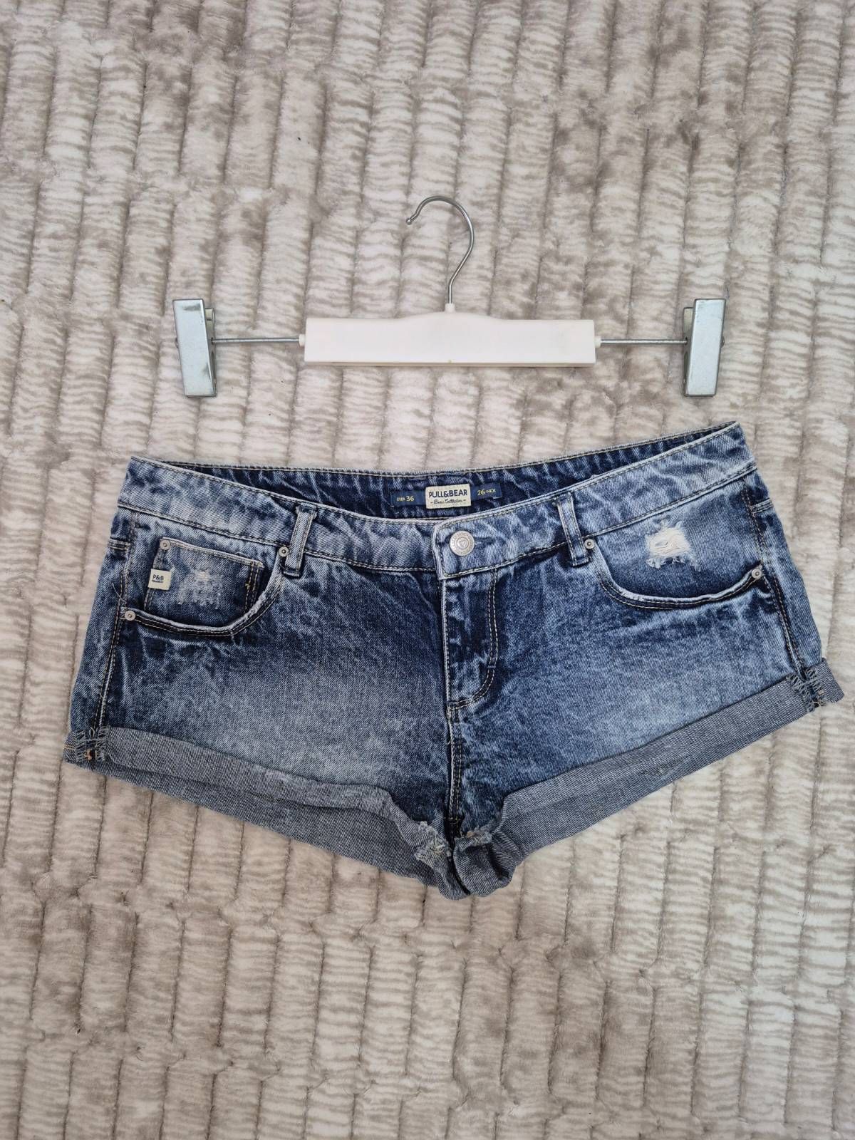Pull&Bear Süper mini Kot Şort — görsel 9/10