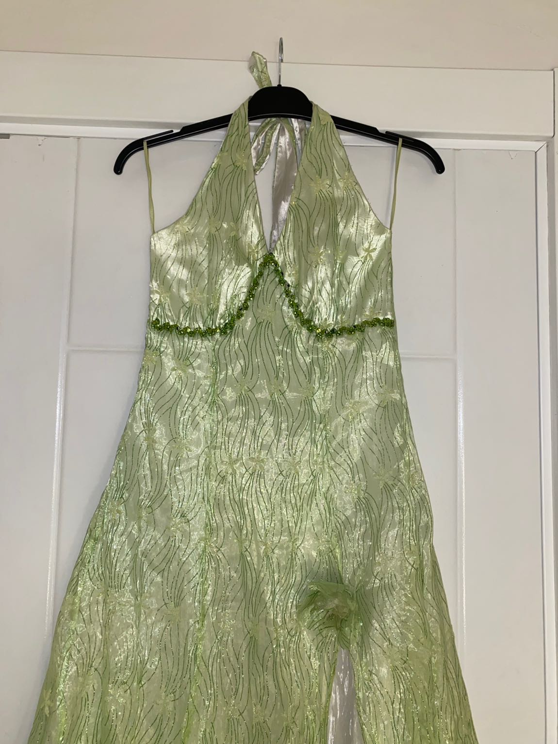 American Vintage Yeşil simli Abiye — görsel 11/15