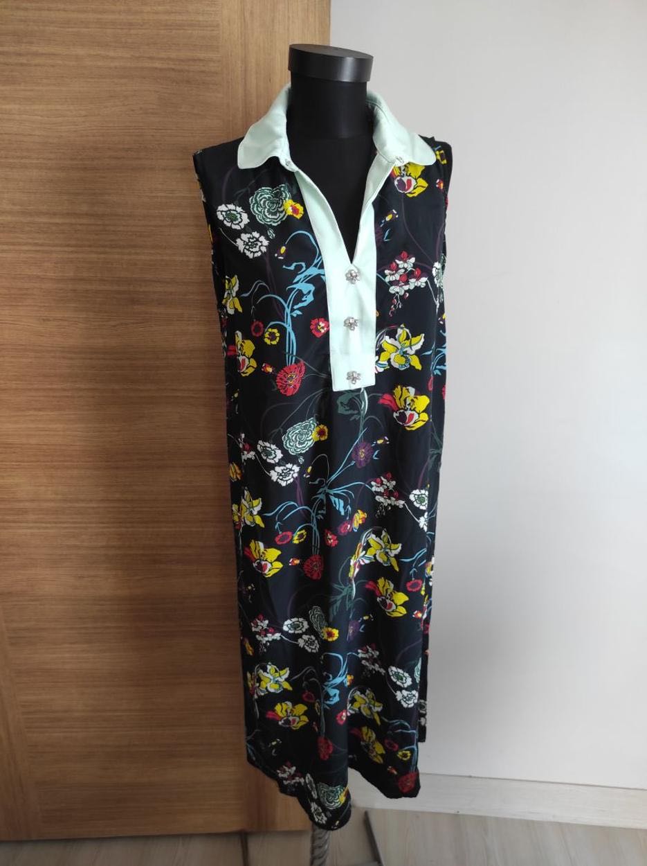 Çiçekli şifon elbise&tunik — görsel 2/8