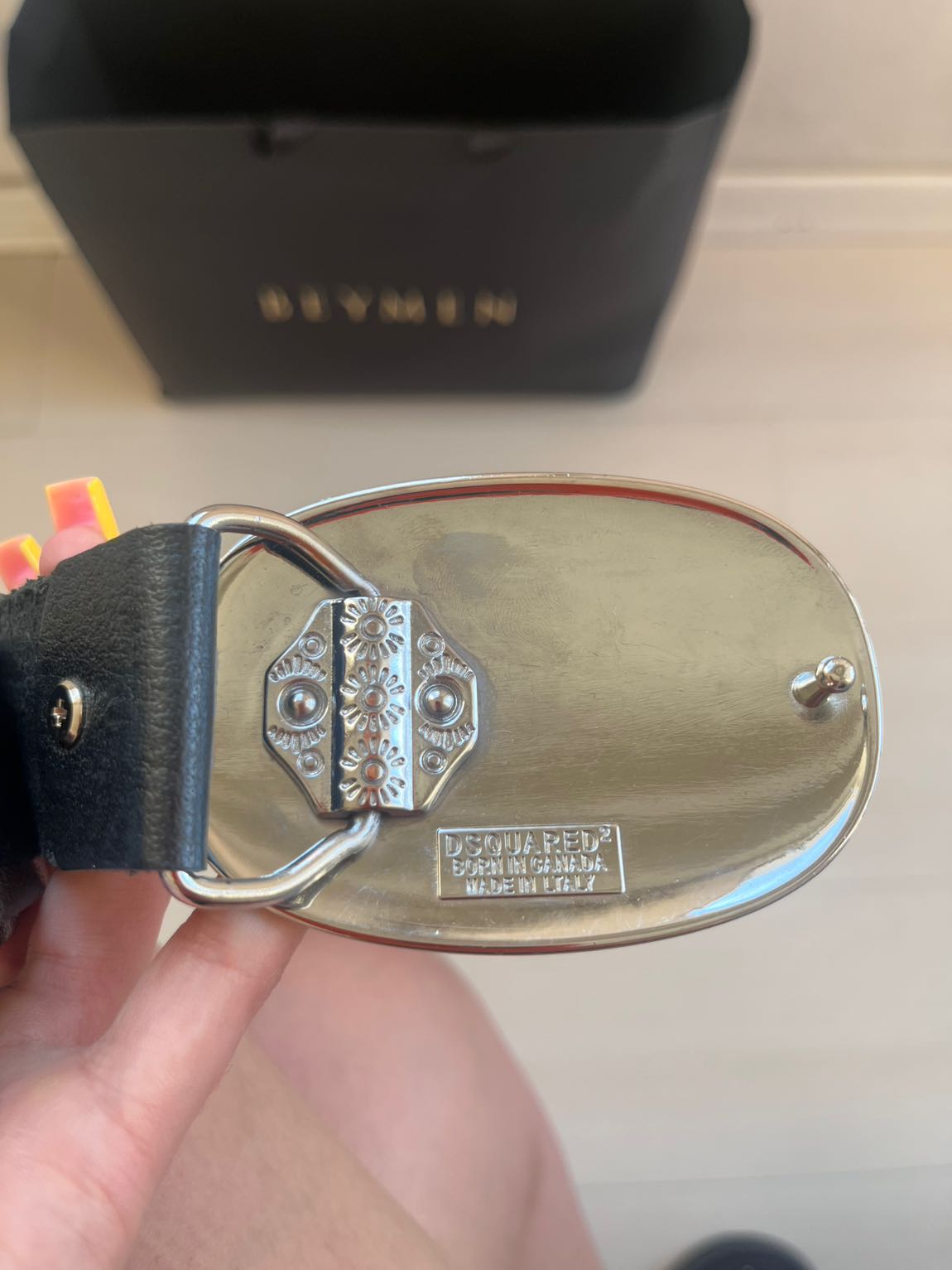Dsquared2 Siyah Tokalı Kemer — görsel 3/5