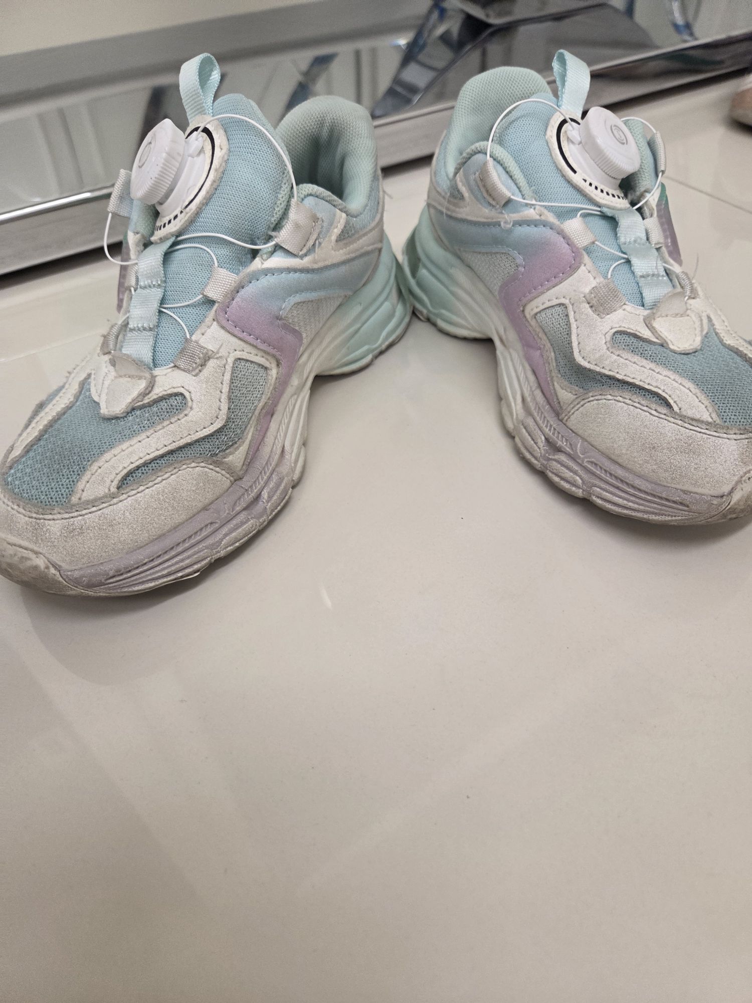 Unisex Spor Ayakkabı Beyaz Mavi — görsel 4/6