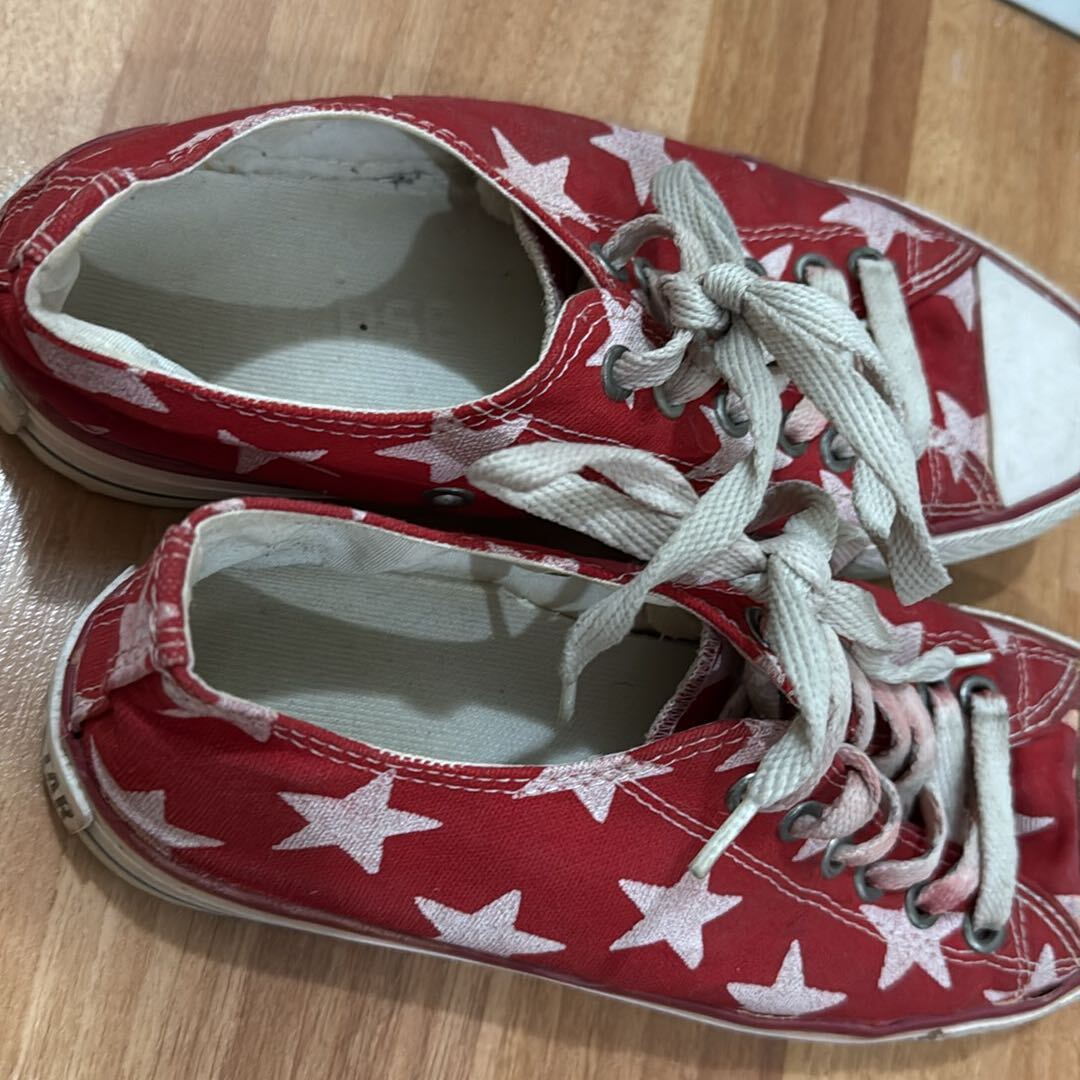 Kırmızı Yıldız Desenli Converse Spor Aya — görsel 4/4