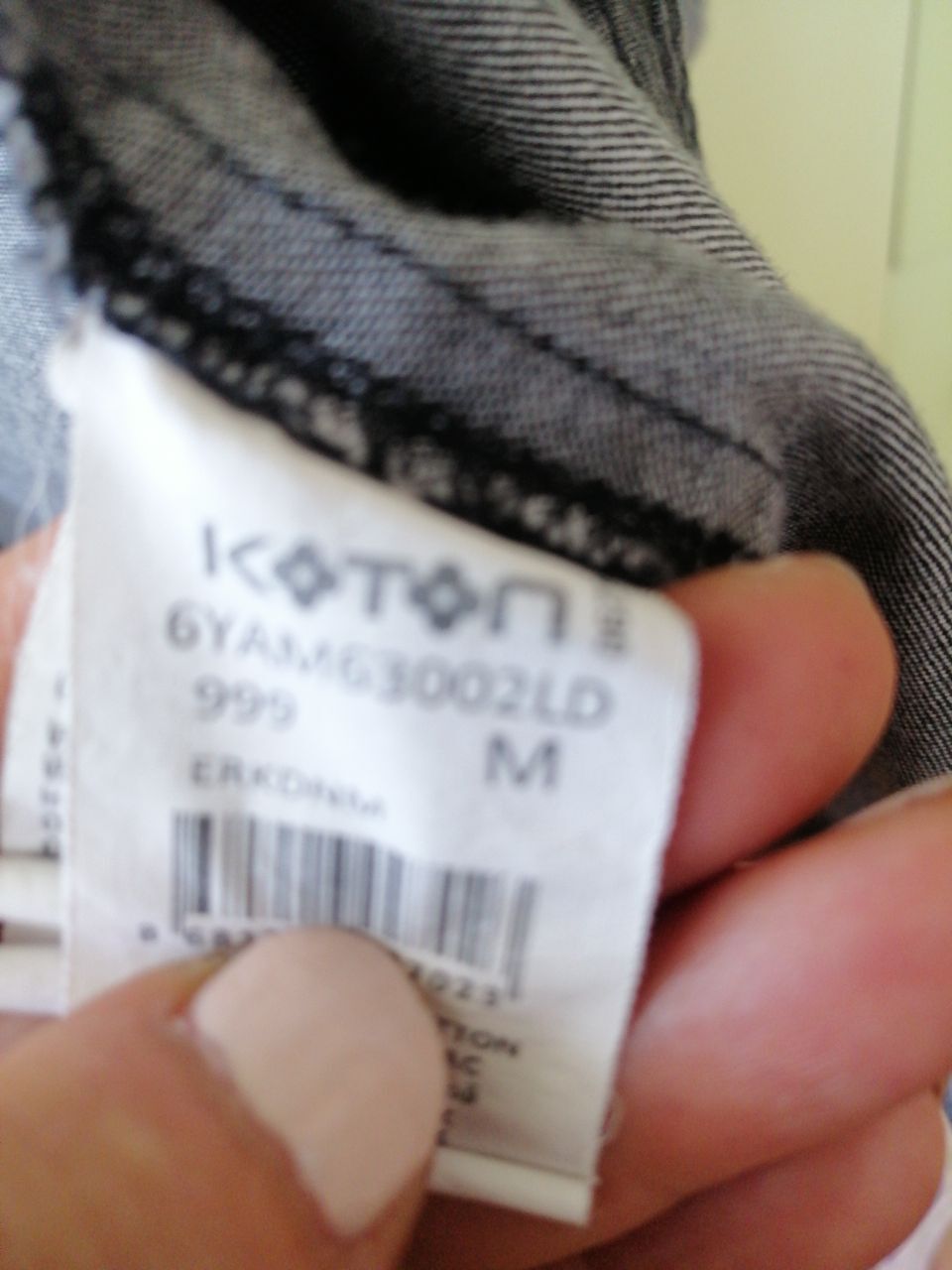 Koton erkek jeans gömlek — görsel 3/5