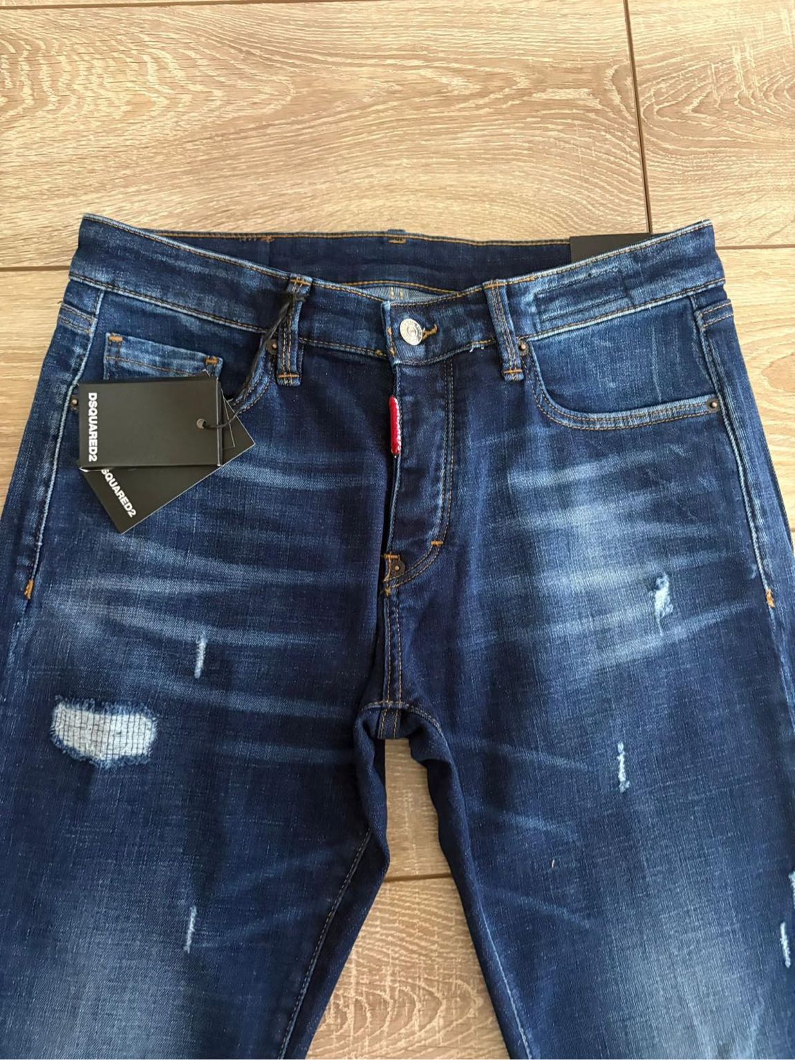 DSQUARED2 Mavi Yırtık Detaylı jeans — görsel 3/6