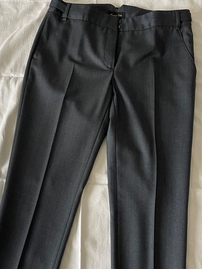 Massimo Dutti Gri Pantolon 36 — görsel 2/8