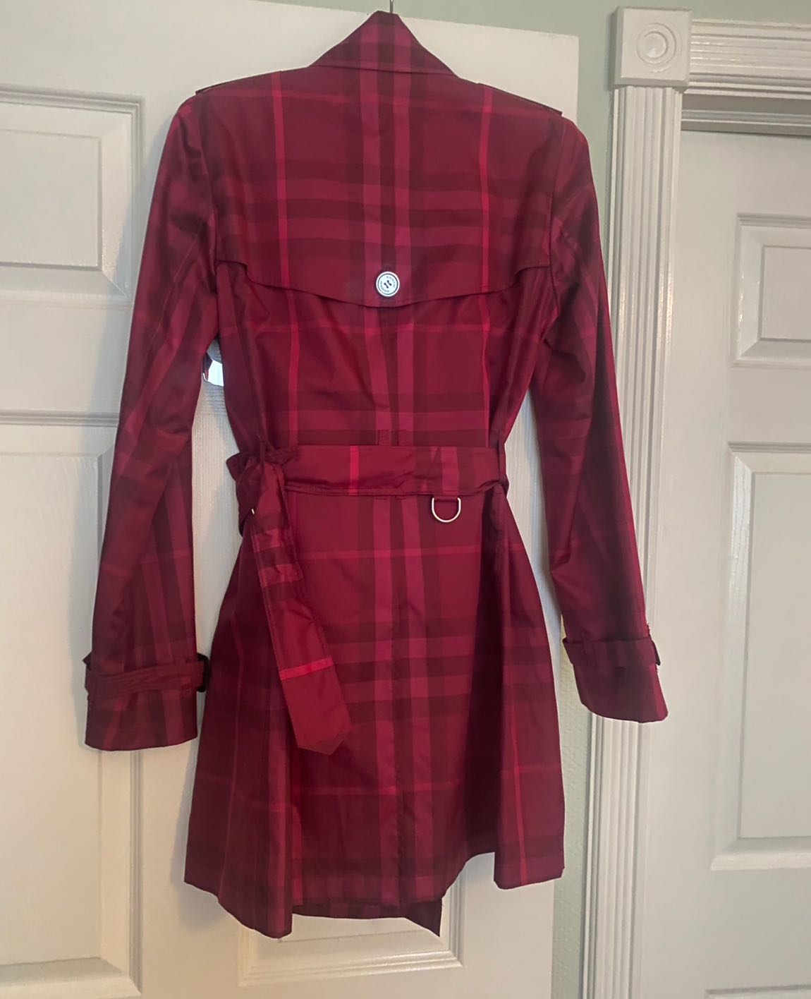 Burberry Ekose Desen Trençkot Yağmurluk — görsel 2/5